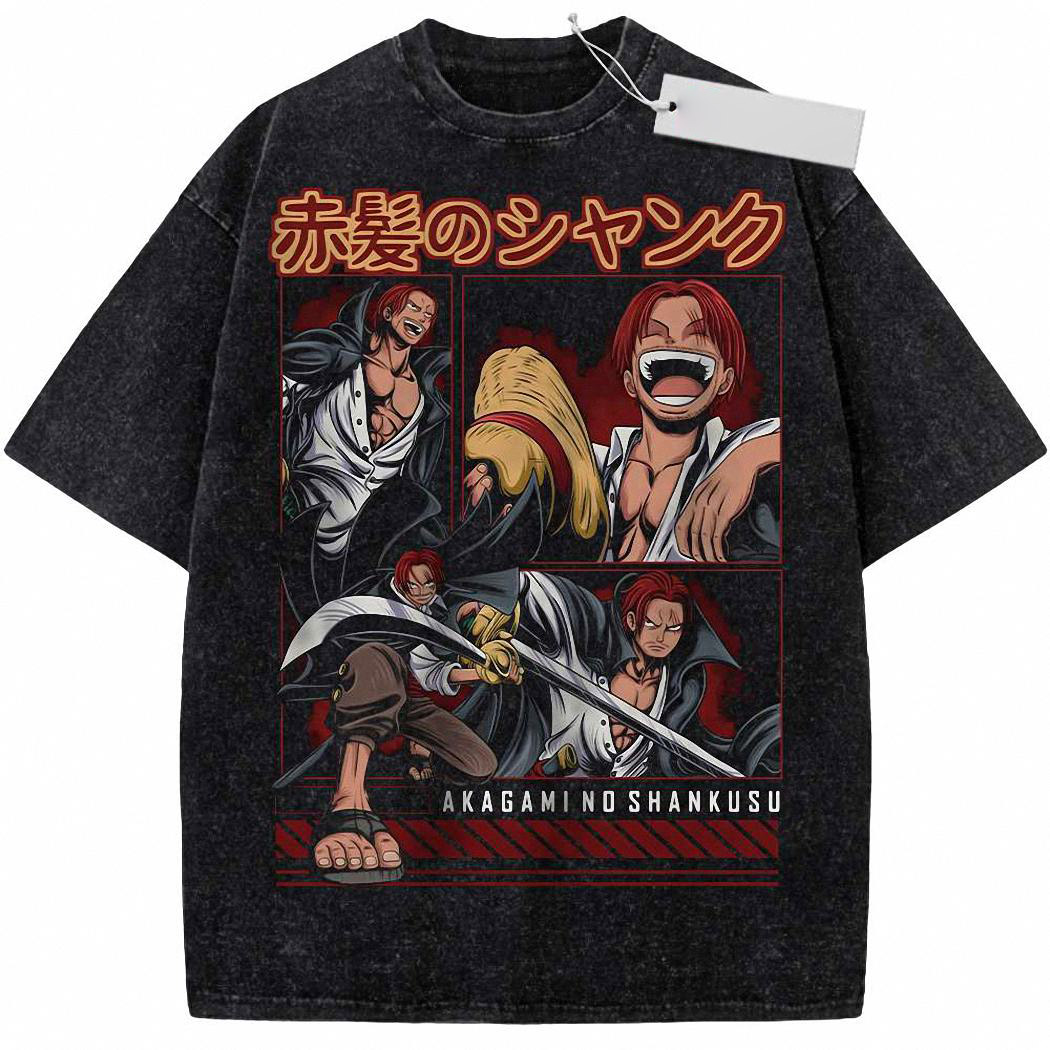 Shanks Shirt, One Piece Shirt, Anime Shirt, Vintage Tee '4