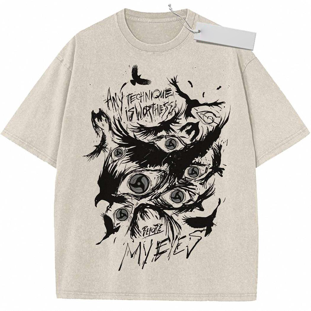 Sharingan Shirt, Naruto Shirt, Anime Shirt, Vintage T-Shirt 5