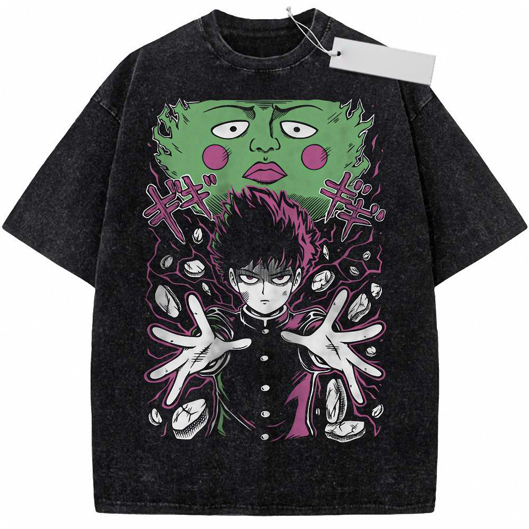 Shigeo Kageyama Shirt, Mob Psycho 100 Shirt, Anime Shirt, Vintage Tee 5