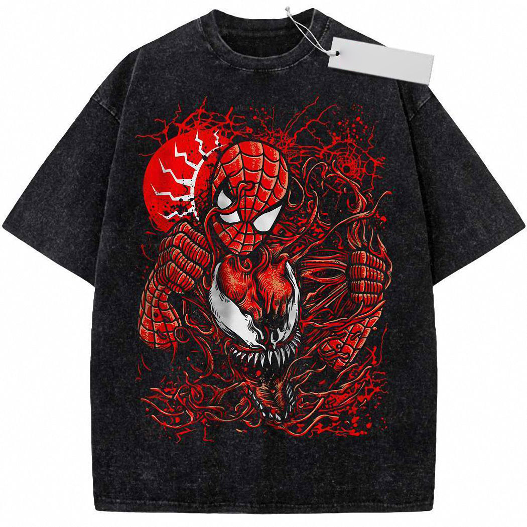 Spider-Man vs Carnage Shirt, Marvel Comics Shirt, Vintage Tee 6