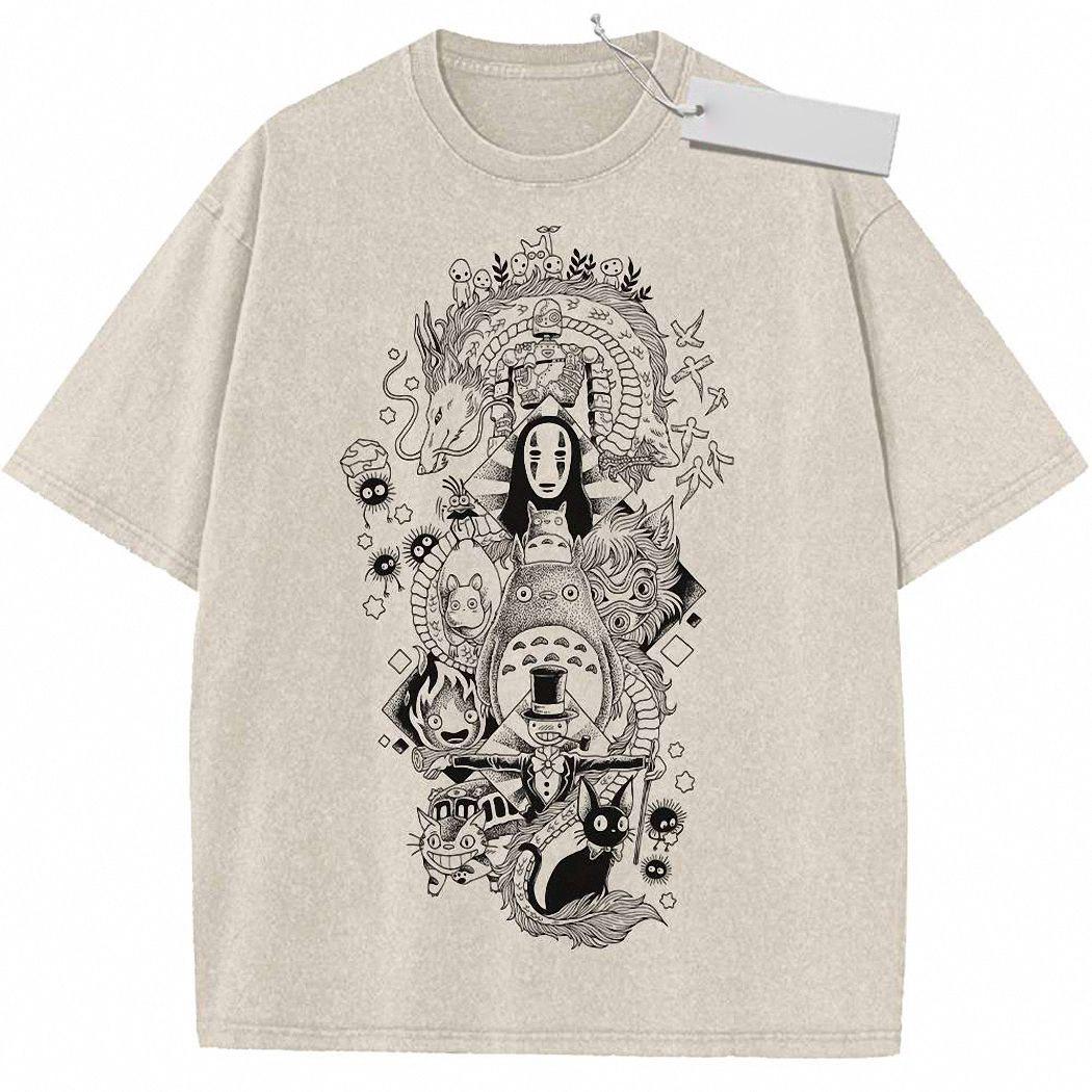 Studio Ghibli Shirt, Anime Shirt, Vintage Tee 7