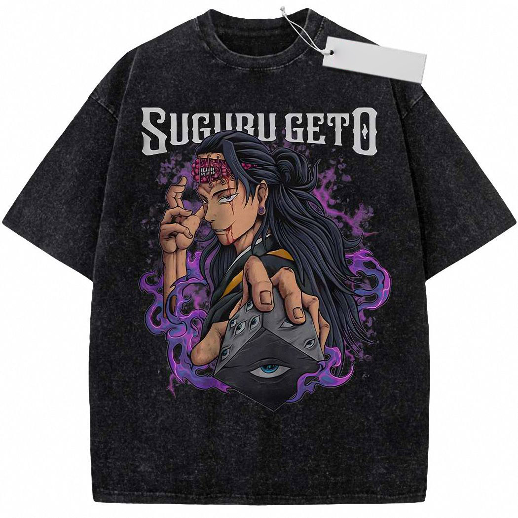 Suguru Geto Shirt, Jujutsu Kaisen Shirt, Anime Shirt, Vintage T-Shirt 5