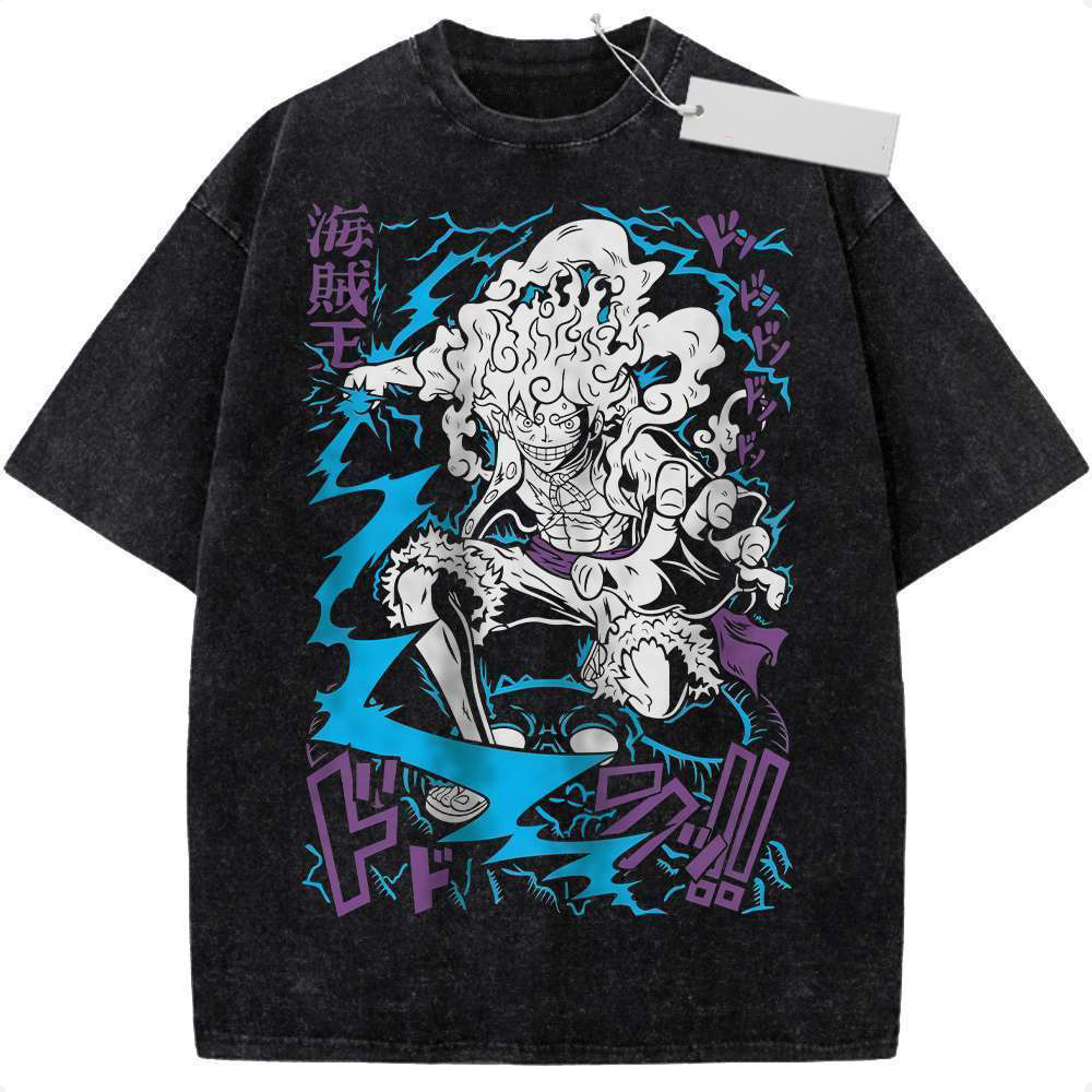 Sun God Nika - Monkey D Luffy Shirt, One Piece Shirt, Anime Shirt, Vintage T-Shirt