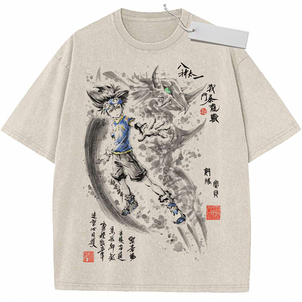 Taichi Kamiya Shirt, Agumon Shirt, Digimon Adventure Shirt, Anime Shirt, Vintage Tee 7