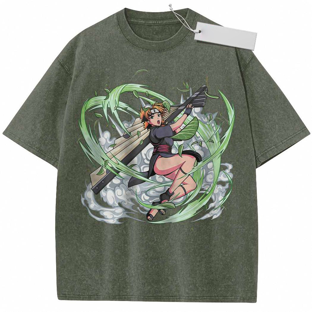 Temari Nara Shirt, Naruto Shirt, Anime Shirt, Vintage T-Shirt 7