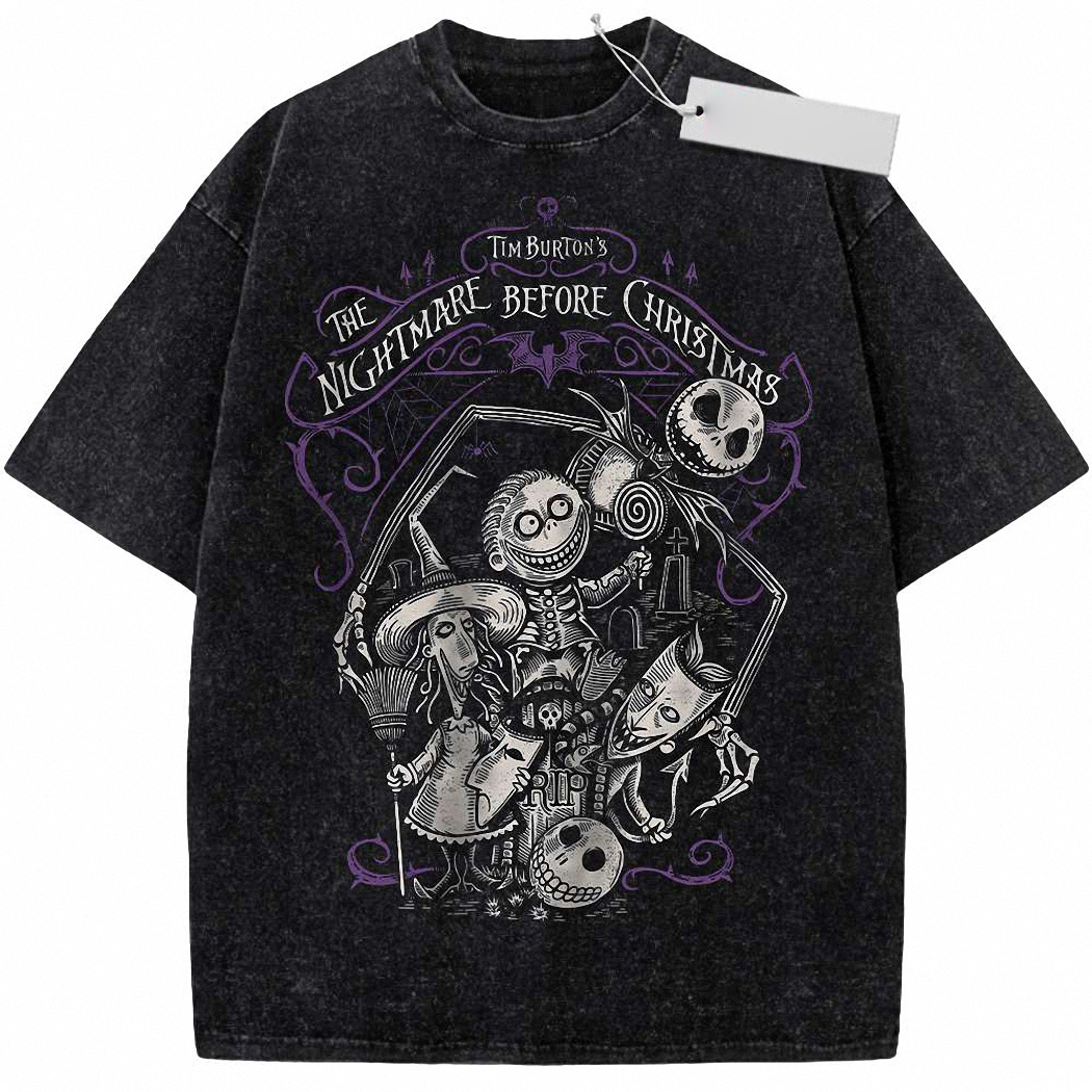 The Nightmare Before Christmas Shirt, Animated Shirt, Vintage T-Shirt 5