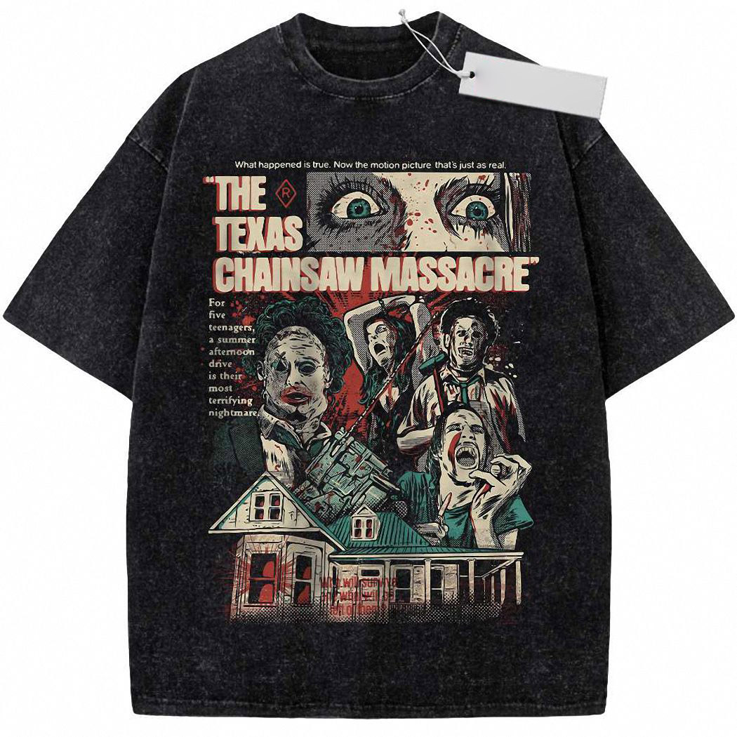 The Texas Chain Saw Massacre Shirt, Halloween Shirt, Horror Movie Shirt, Vintage T-Shirt 7