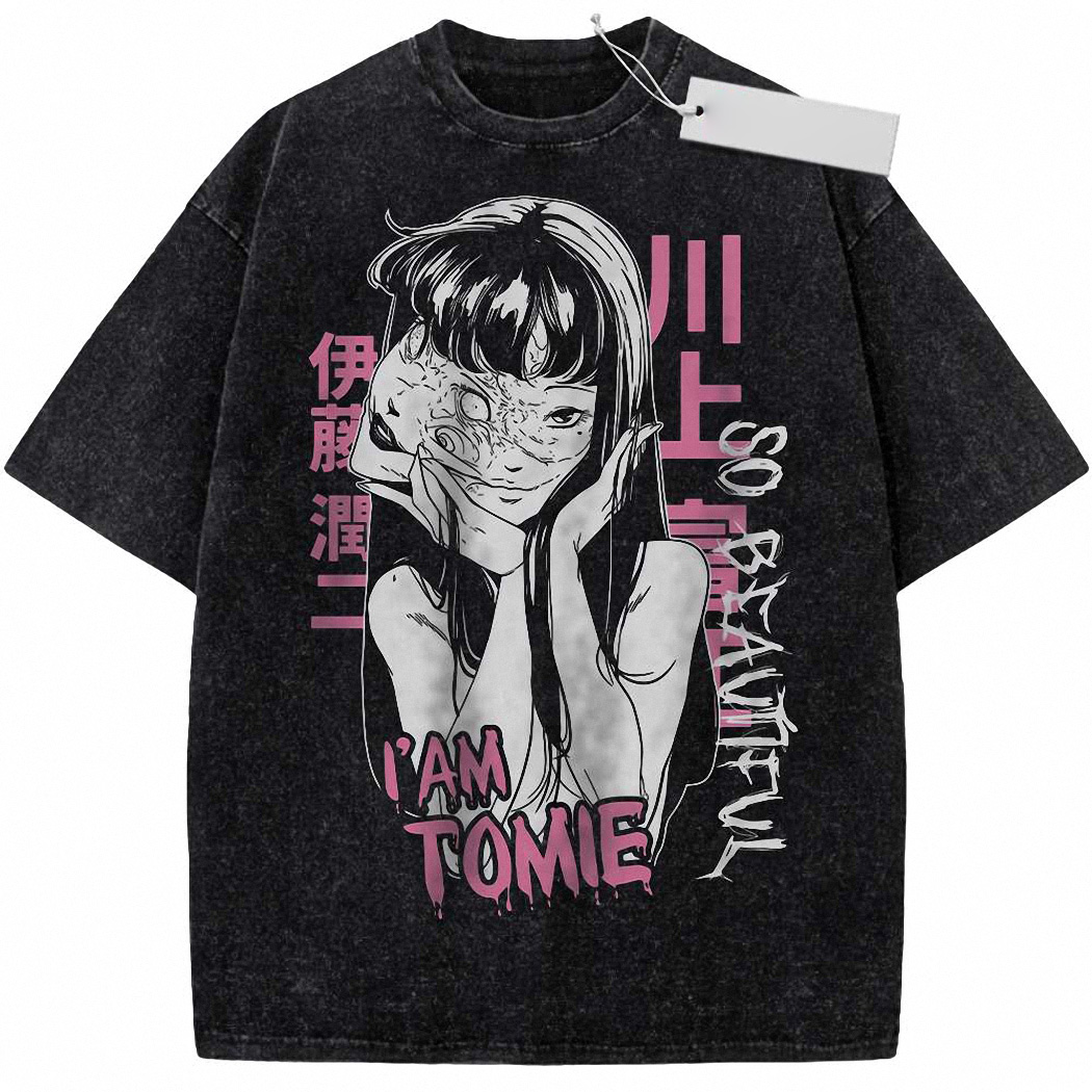 Tomie Kawakami Shirt, Junji Ito Shirt, Halloween Shirt, Anime Shirt, Vintage Tee 8