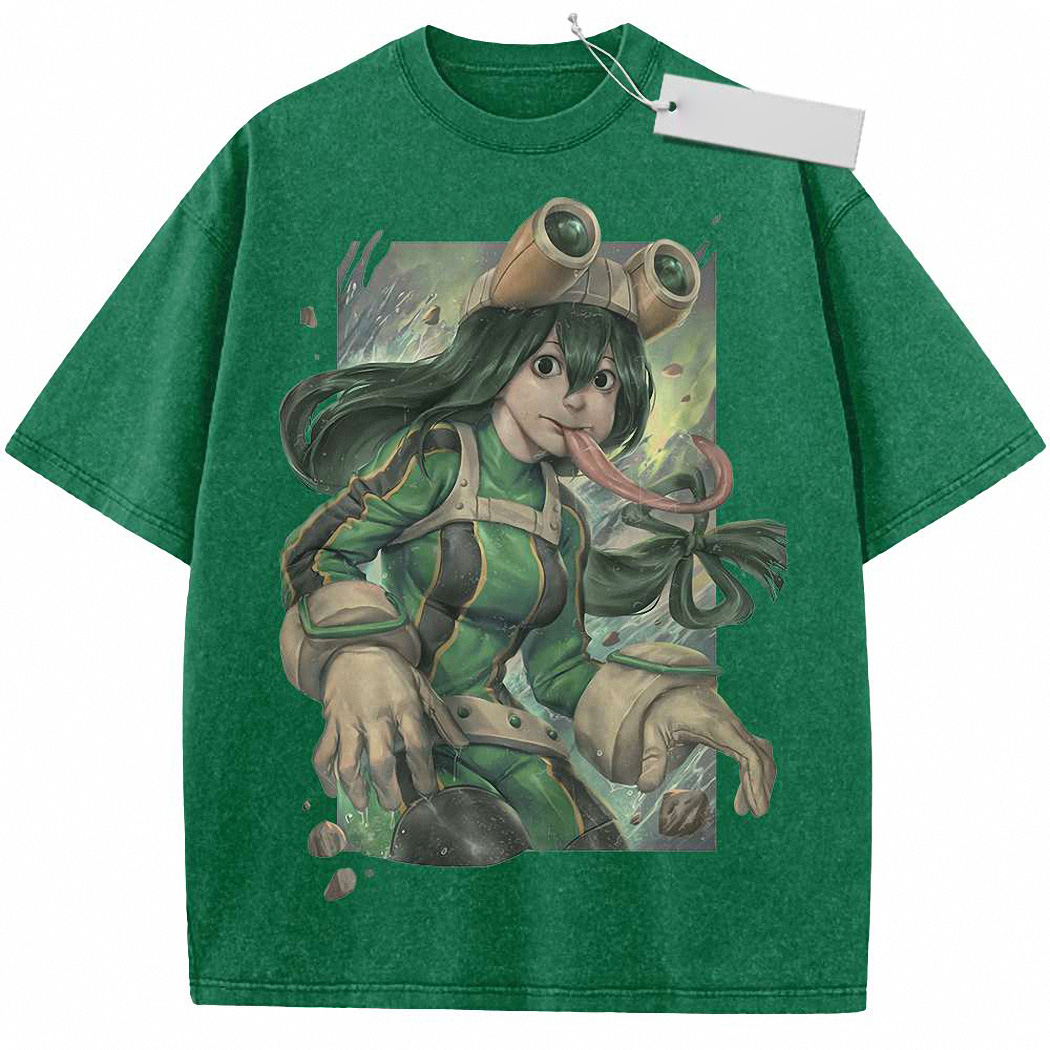 Tsuyu Asui Shirt, MHA Shirt, Anime Shirt, Vintage T-Shirt 7