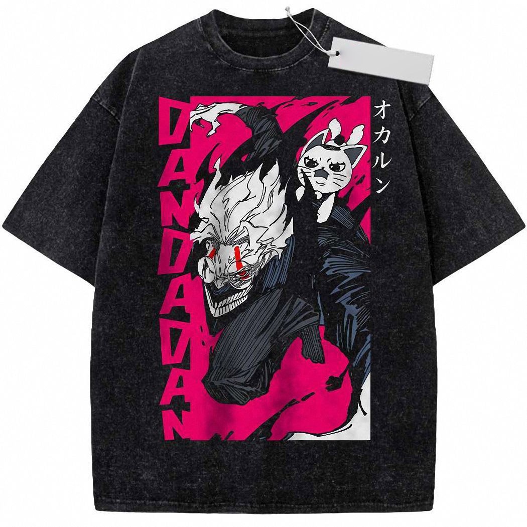Turbo Granny vs Okarun Shirt, Dandadan Shirt, Anime Shirt, Vintage T-Shirt 8