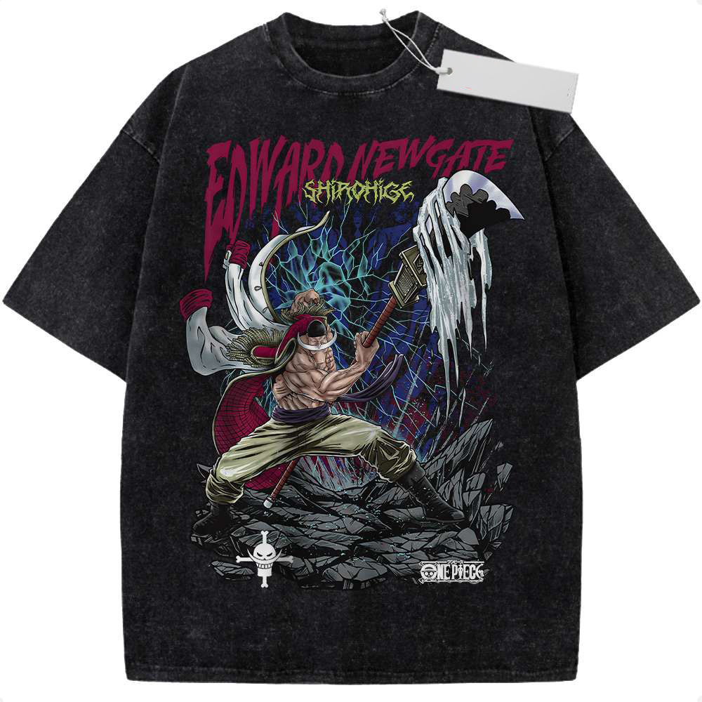 Whitebeard Shirt, One Piece Shirt, Anime Shirt, Vintage Tee