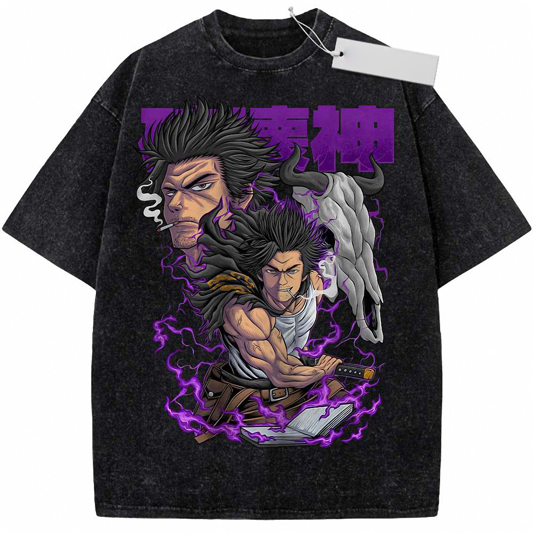 Yami Sukehiro Shirt, Black Clover Shirt, Anime Shirt, Vintage T-Shirt 9
