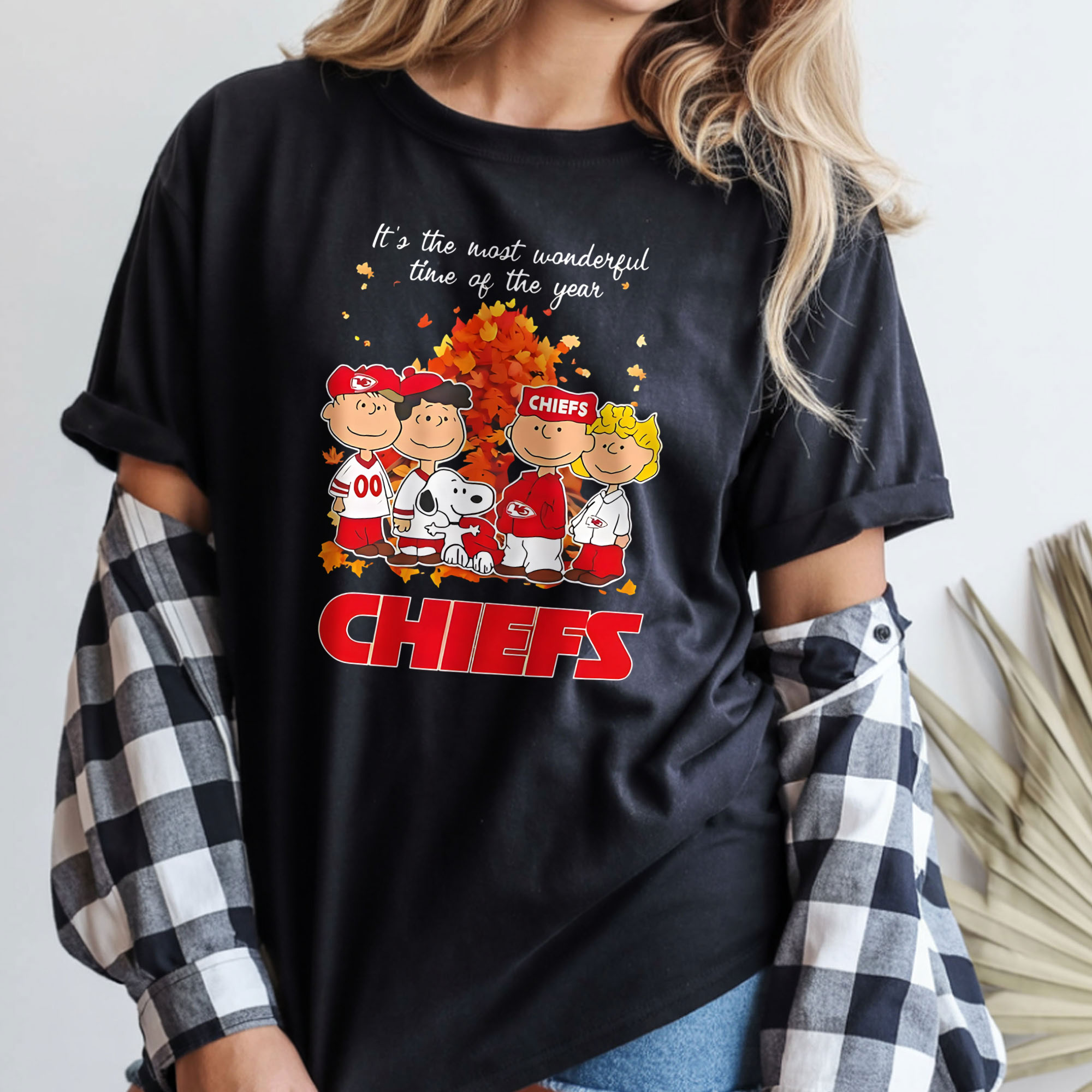Snoopy It’s the Most Wonderful Time of the Year Kansas City Chiefs NFL Christmas Cartoon Team Apparel – T-Shirt, Hoodie & Sweatshirt