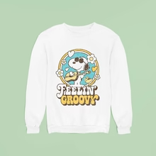 Peanuts Snoopy & Woodstock Christmas T-Shirt – Feelin’ Groovy Lights Vintage Bootleg Holiday Tee