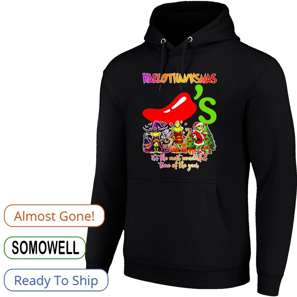 Grinch Chili’s Hallothanksmas T-Shirt – Funny Restaurant Holiday Christmas Vintage Bootleg Tee