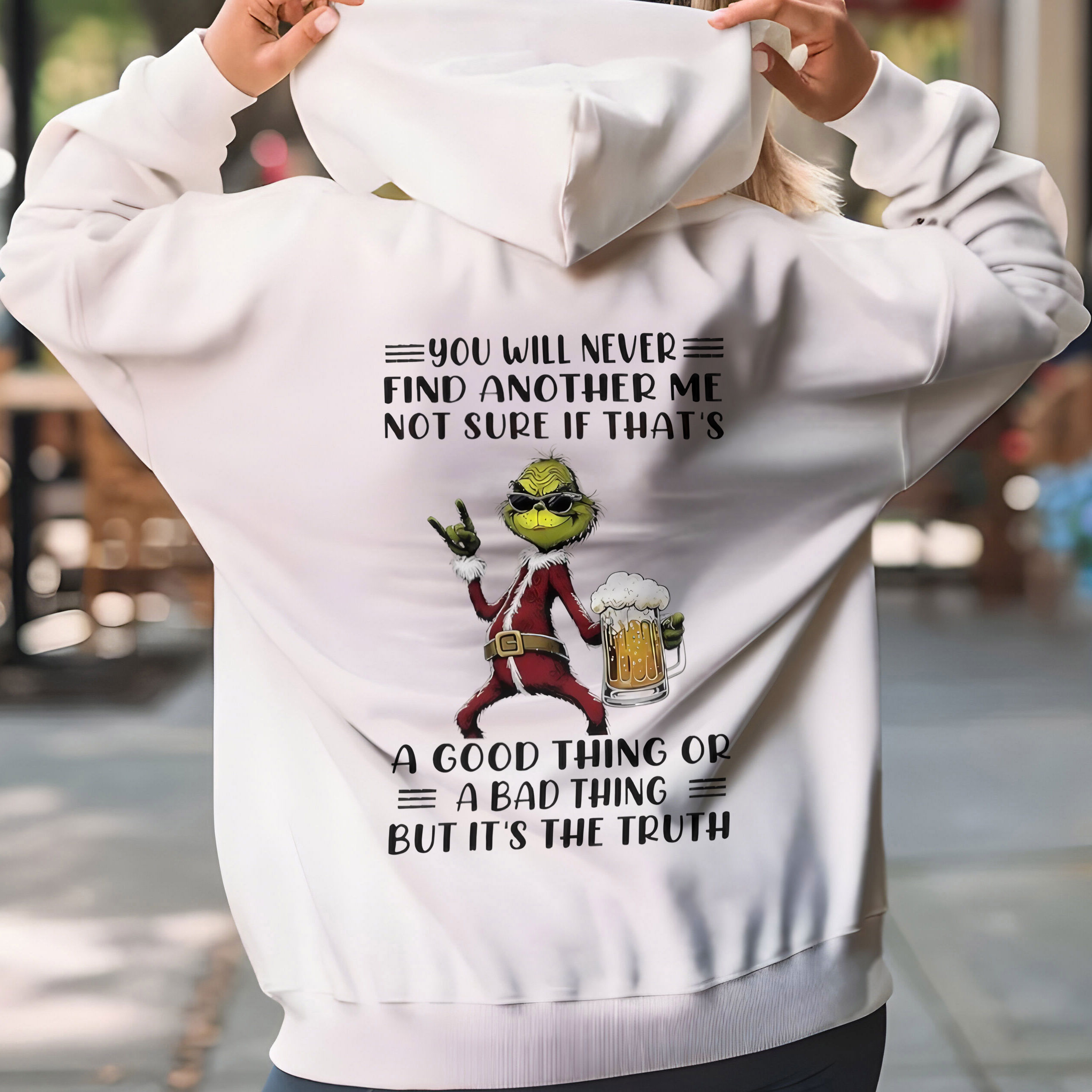 Grinch Beer Quote Christmas T-Shirt – Funny You’ll Never Find Another Me Vintage Bootleg Holiday Tee