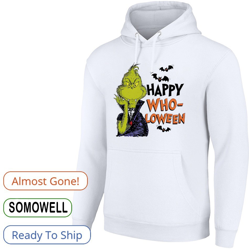 Grinch Happy Wholoween T-Shirt – Funny Halloween Grinch Costume Tee For October Lovers