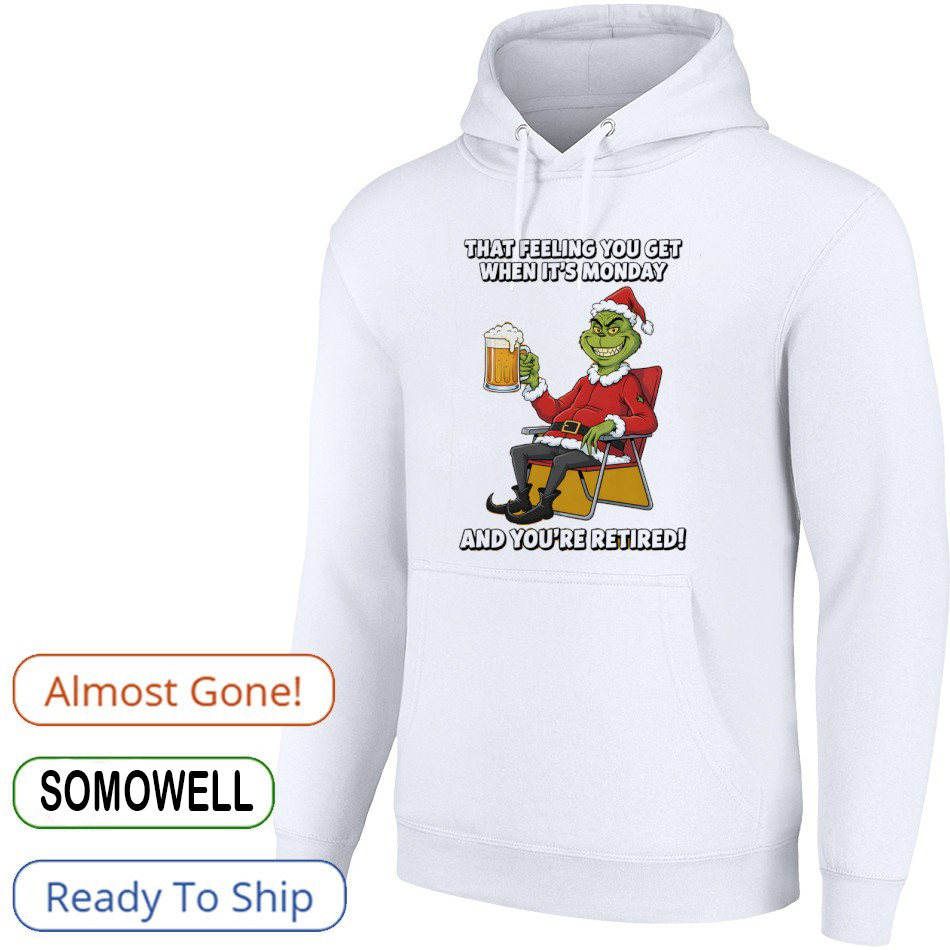 Grinch Retired Funny Quote Christmas T-Shirt – Holiday Humor Vintage Bootleg Tee