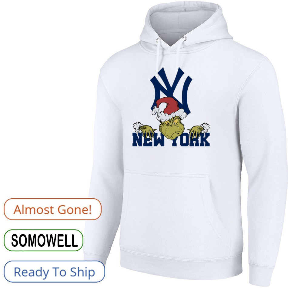 Grinch New York Yankees Christmas T-Shirt – Funny Holiday Baseball Fan Gift Tee