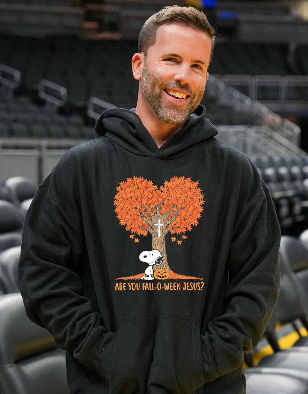 Peanuts Snoopy Are You Fall-O-Ween Jesus T-Shirt – Cute Autumn Tree Halloween Faith-Themed Vintage Bootleg Fall Tee