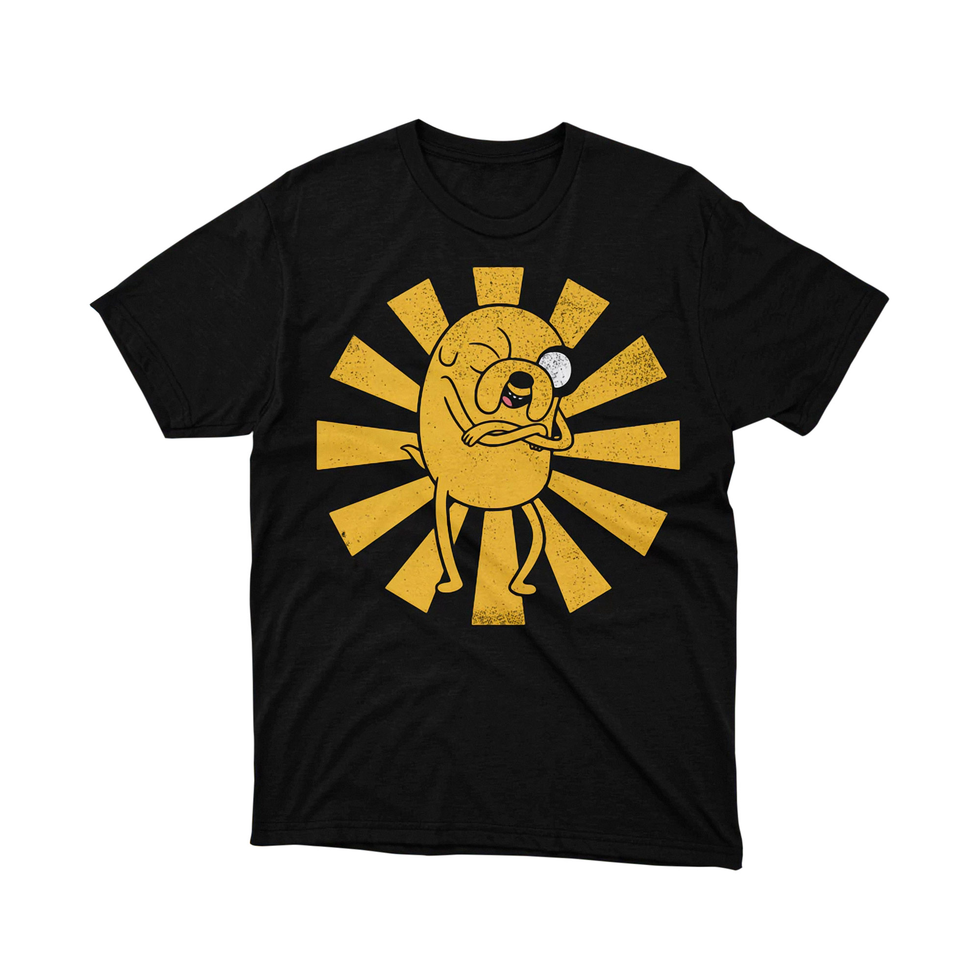 Adventure Time Jake The Dog Japanese Sun Art T Shirt