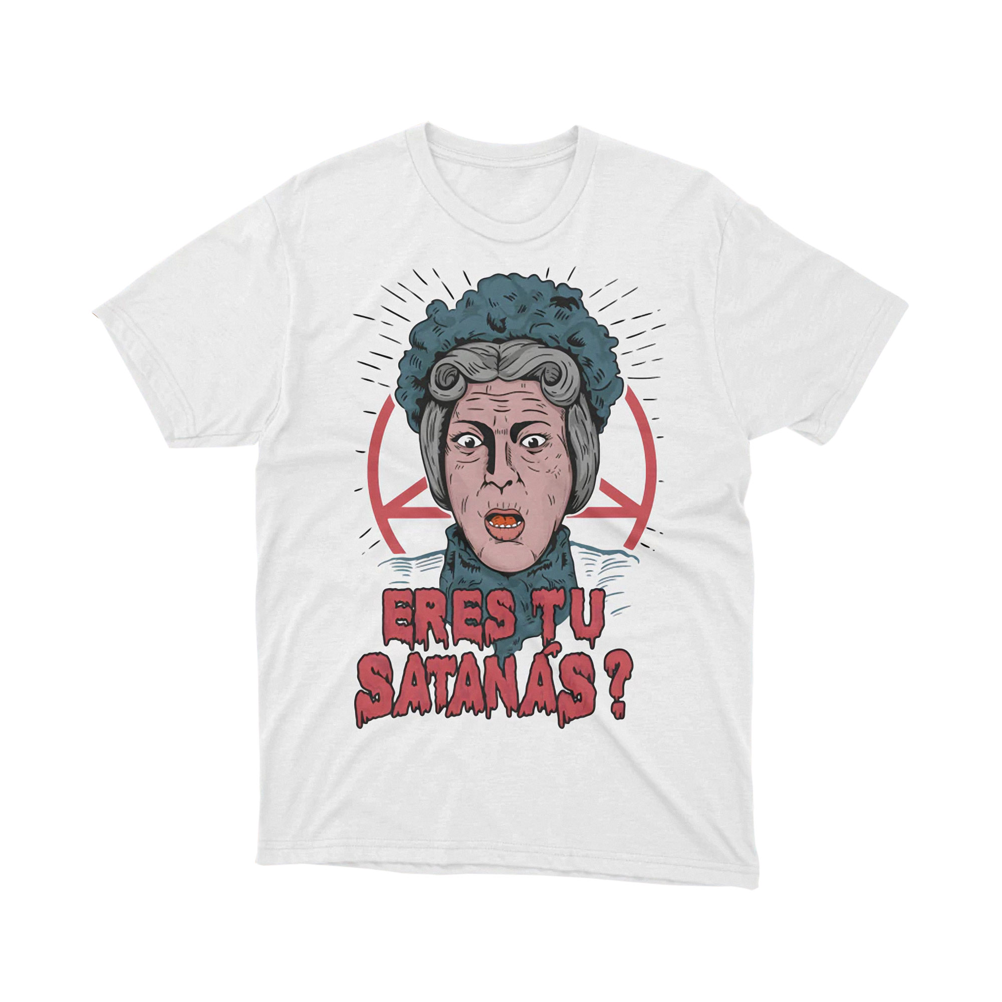 Are You Satan Funny Meme White Tee Shirt