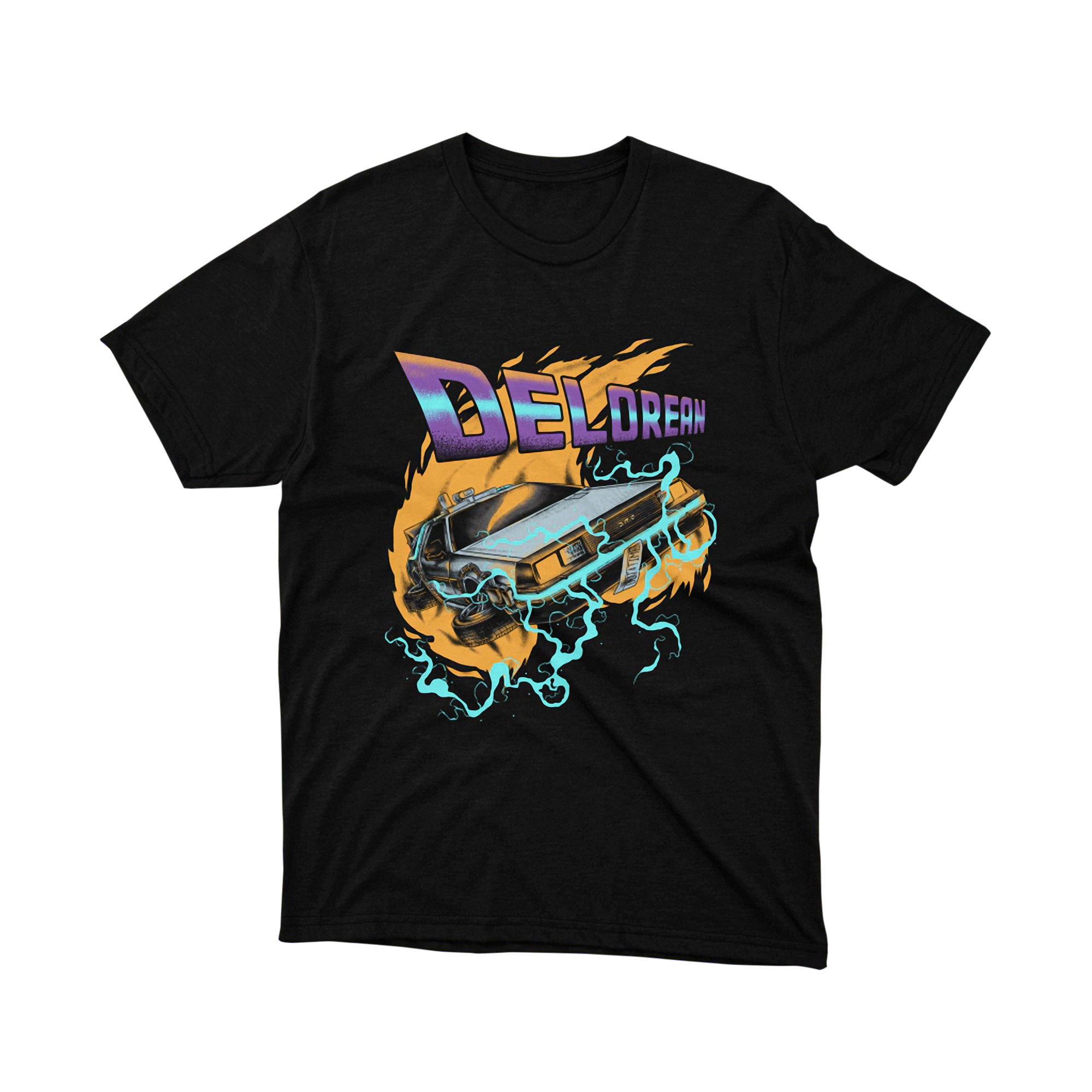 Back to the Future Delorean Time Machine Retro T Shirt