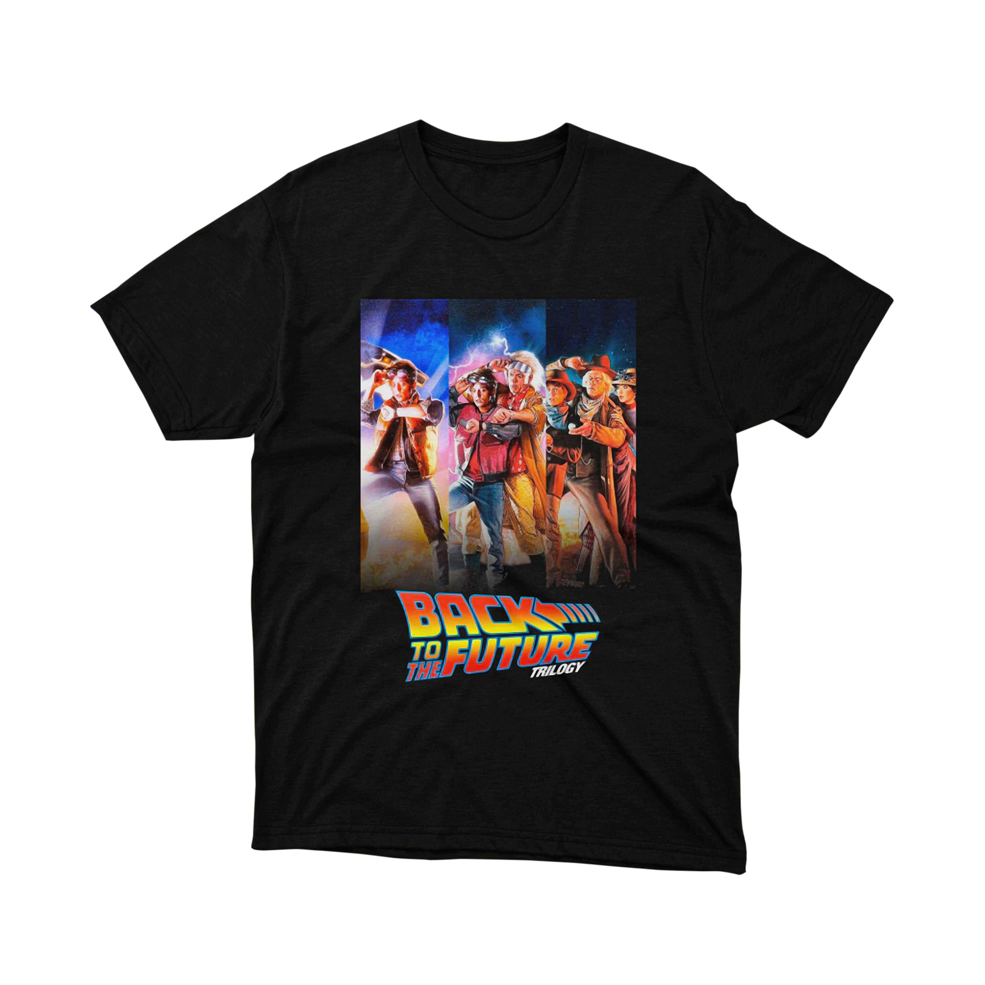 Back to the Future Trilogy Movie Poster T Shirt