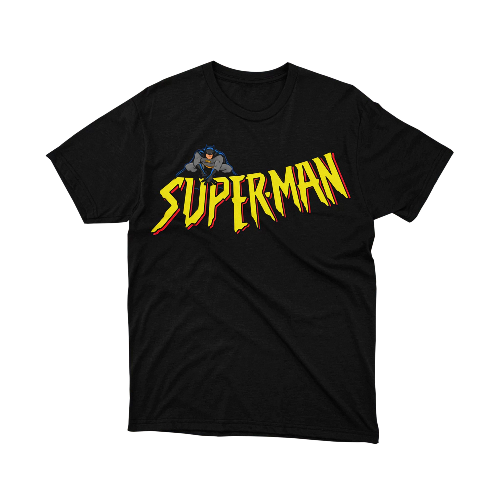 Batman Animated Series Superman Logo T Shirt