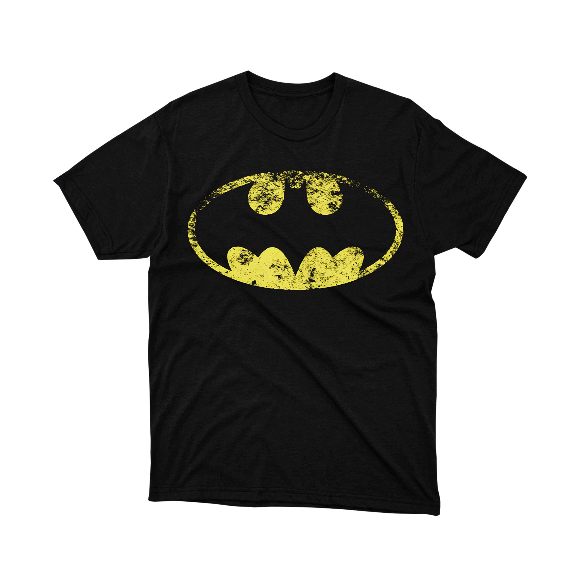 Batman Vintage Distressed Logo T Shirt