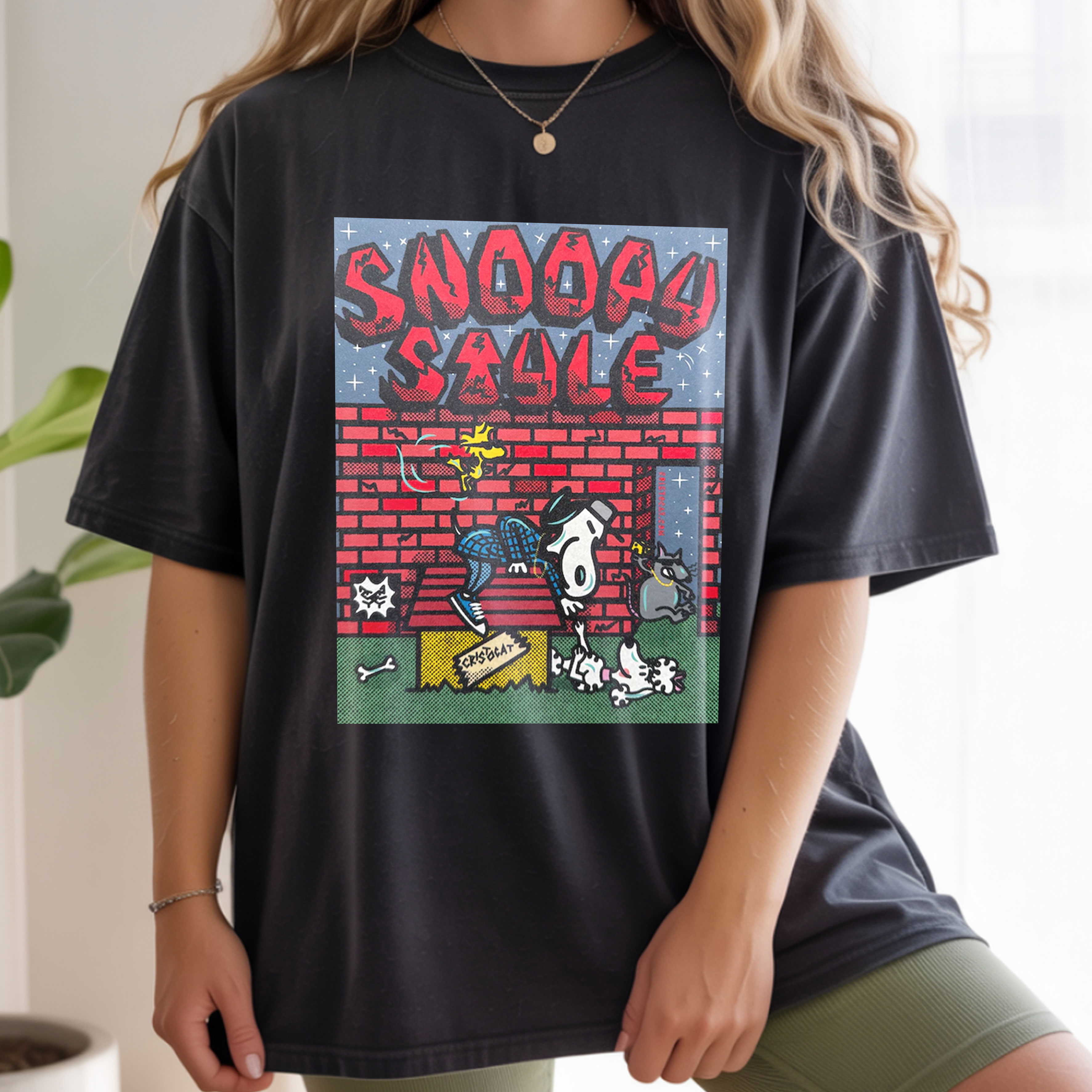 Peanuts Snoopy Snoop Style Street Art Graphic Hip-Hop Vintage Bootleg Urban Fashion Apparel – T-Shirt, Hoodie & Sweatshirt