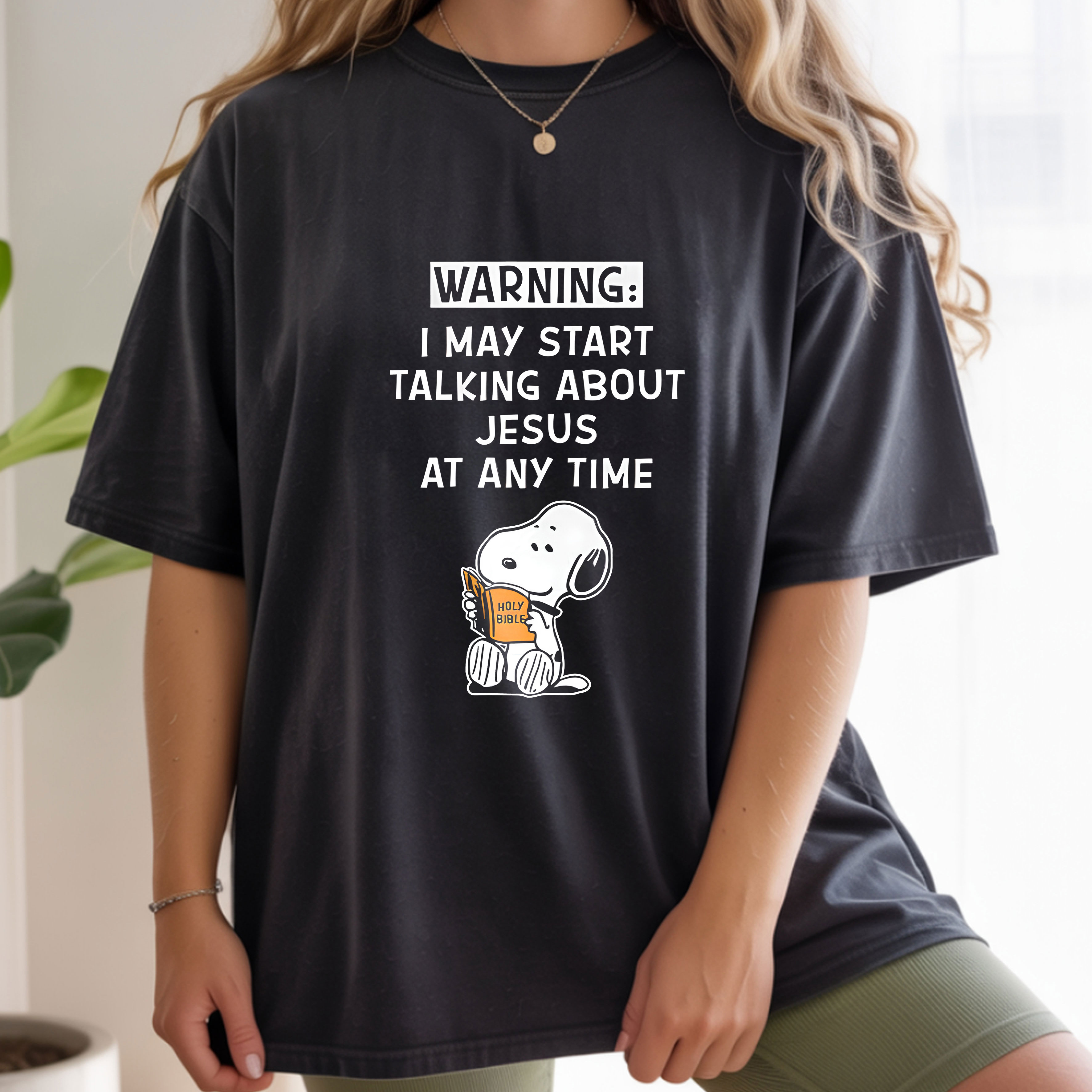 Snoopy May Start Talking About Jesus At Any Time Christian Faith Funny Vintage Bootleg Apparel – T-Shirt, Hoodie & Sweatshirt