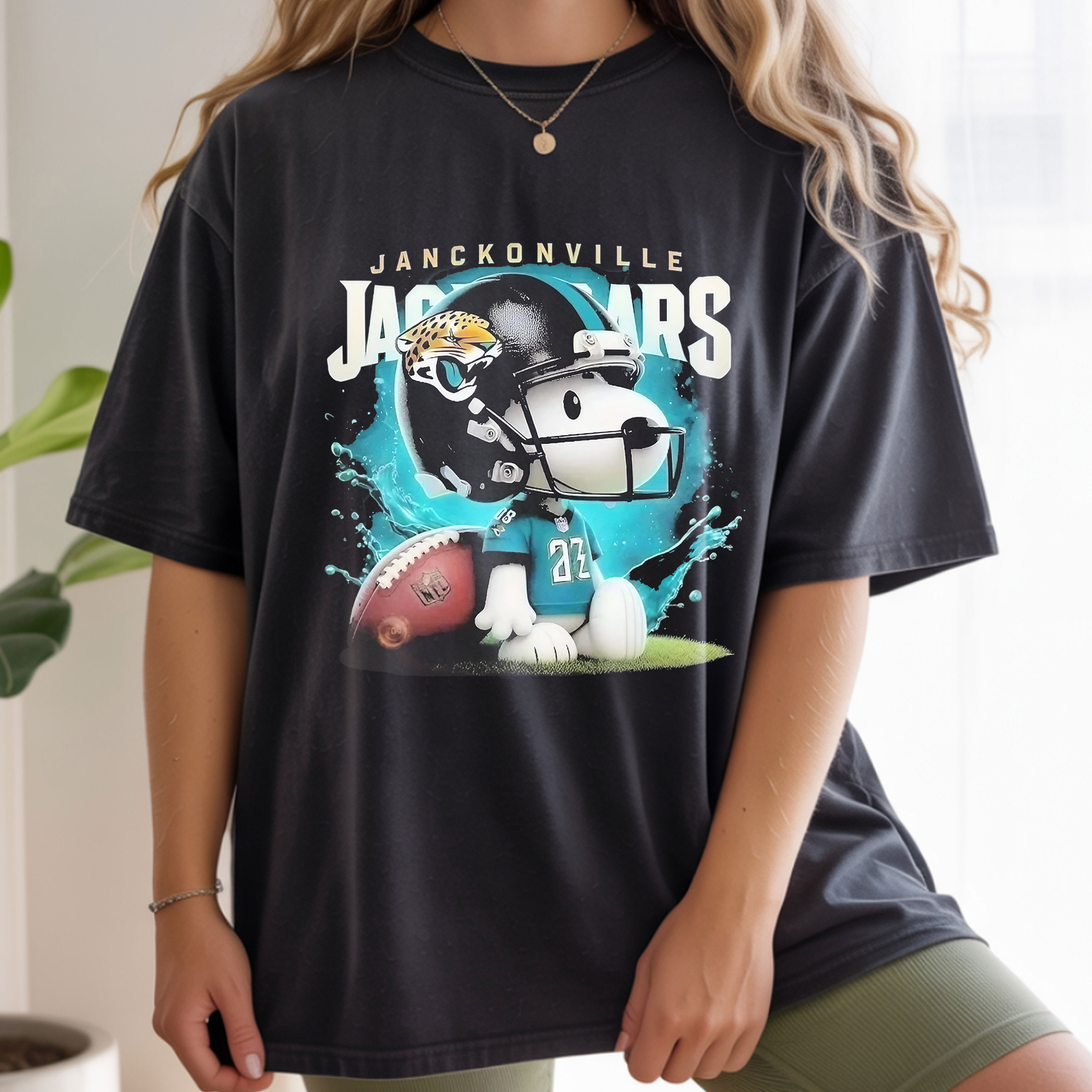 Snoopy x Jacksonville Jaguars NFL Football Crossover Team Spirit Vintage Bootleg Sports Apparel – T-Shirt, Hoodie & Sweatshirt