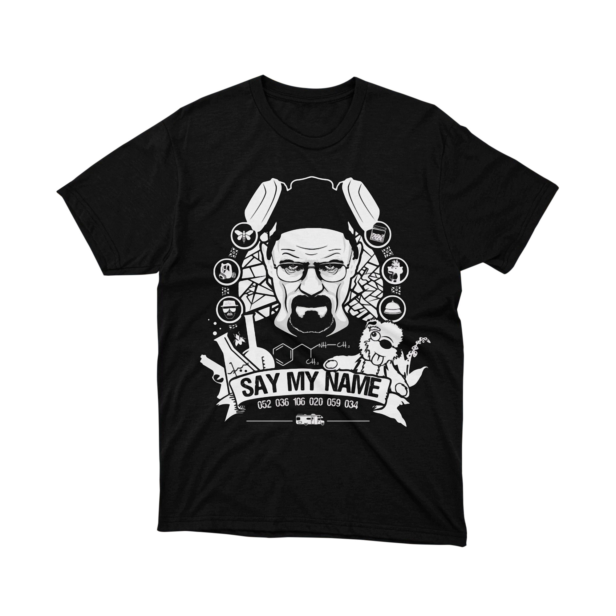 Breaking Bad Say My Name Lab Gear Quote Tee Shirt