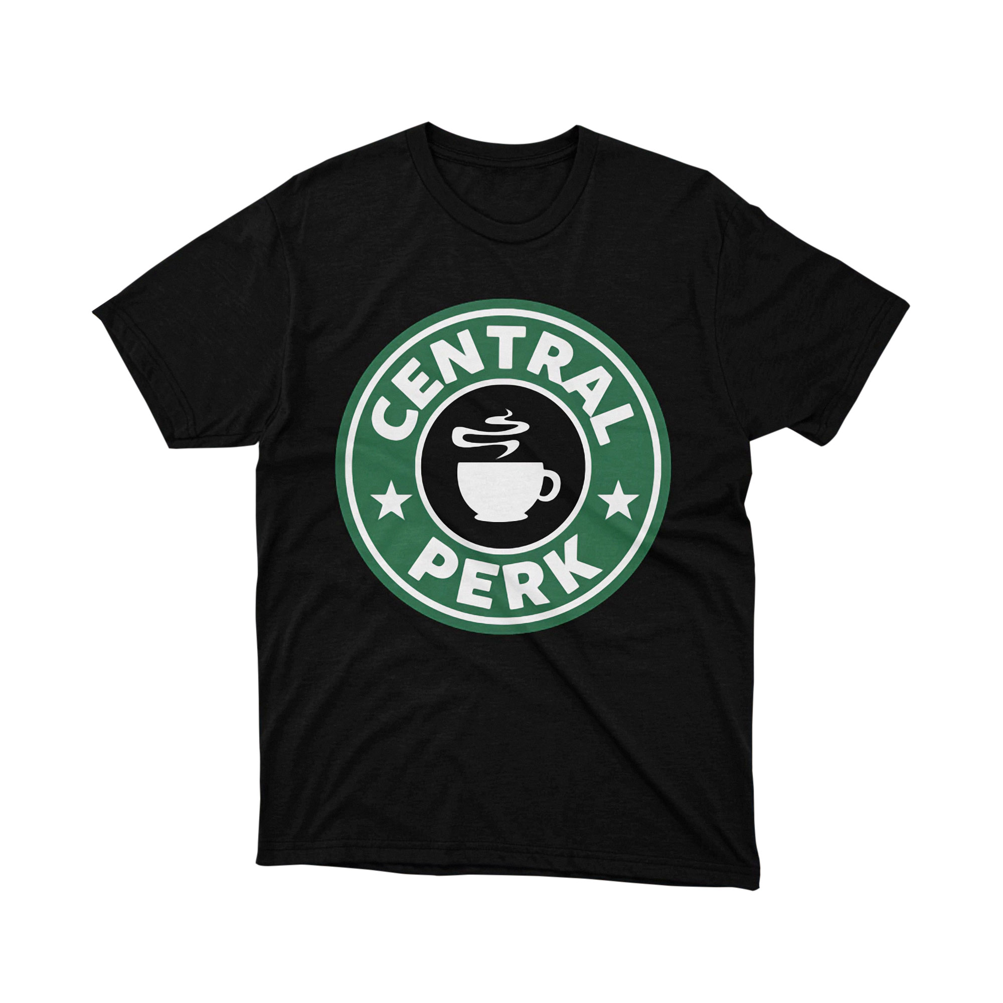 Central Perk Logo Coffee Cup Minimalist Friends Tee Shirt