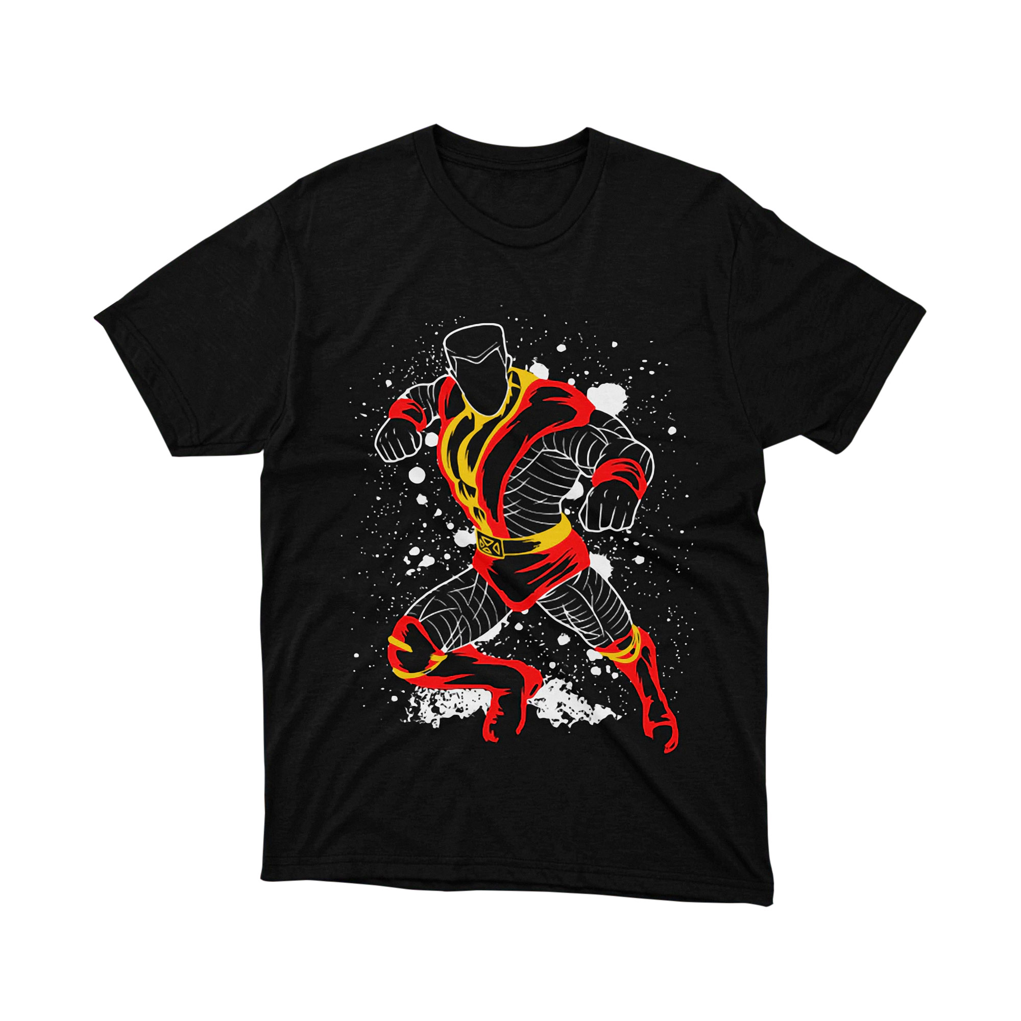 Colossus X Men Red Yellow Splash Parody T Shirt Marvel Mutant Unisex