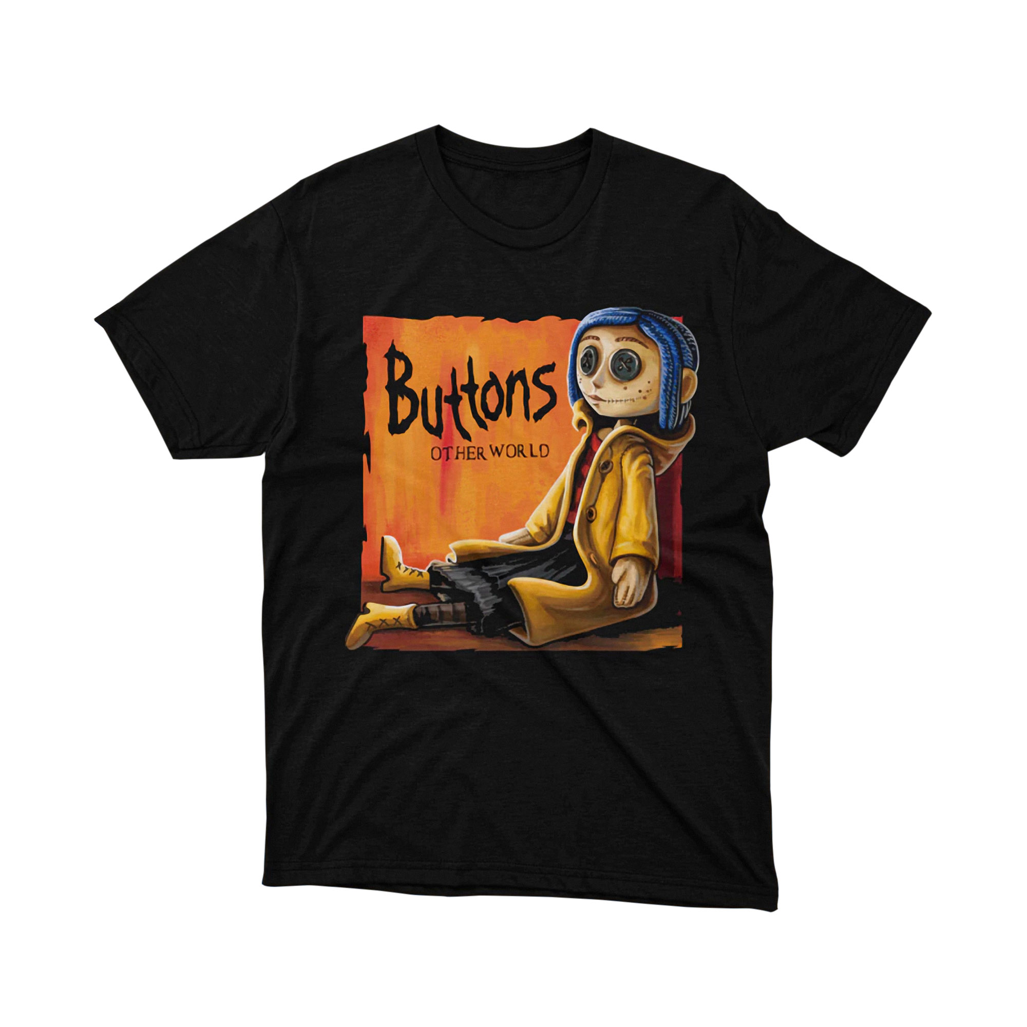 Coraline Buttons Other World Doll Art T Shirt