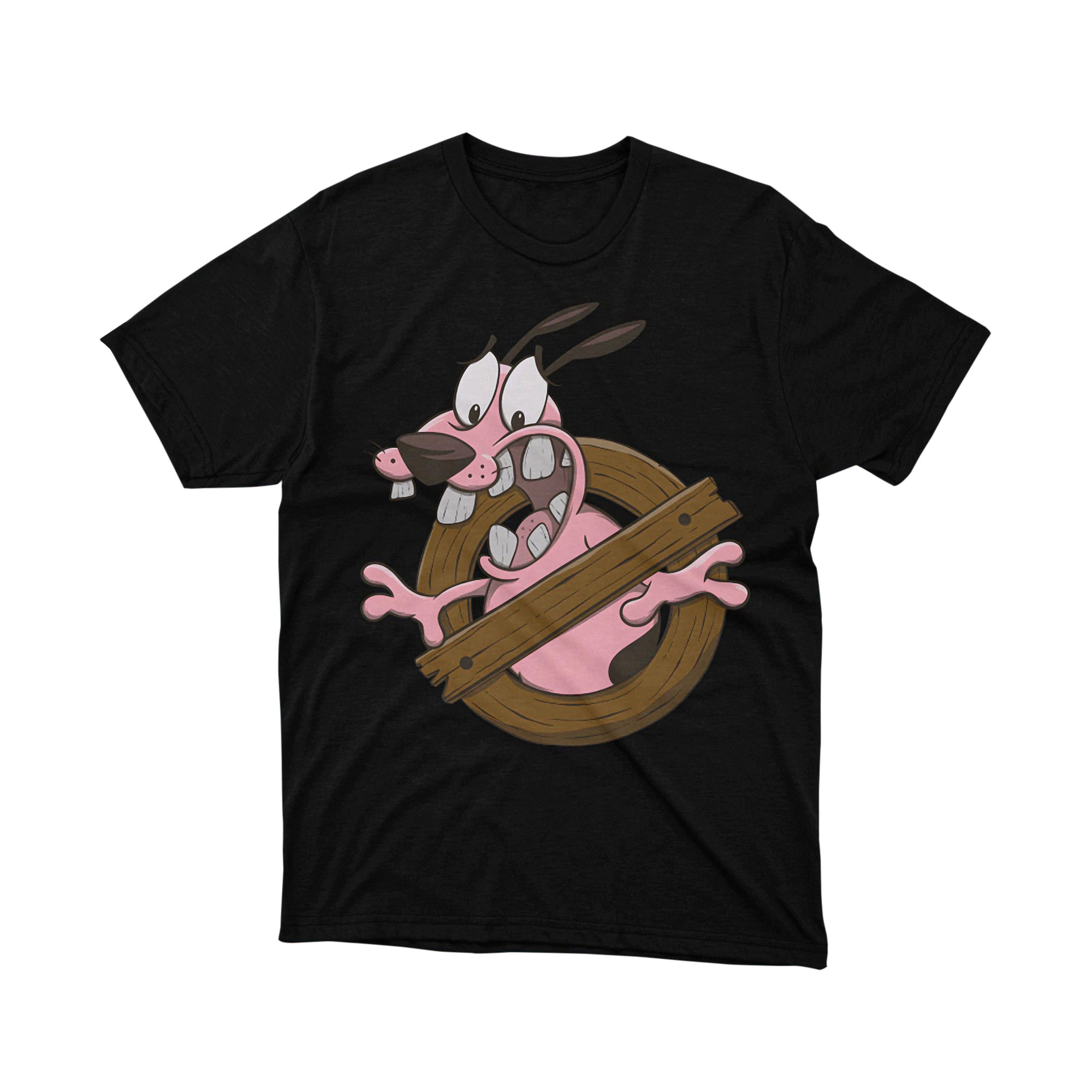 Courage the Cowardly Dog Ghostbusters Parody T Shirt
