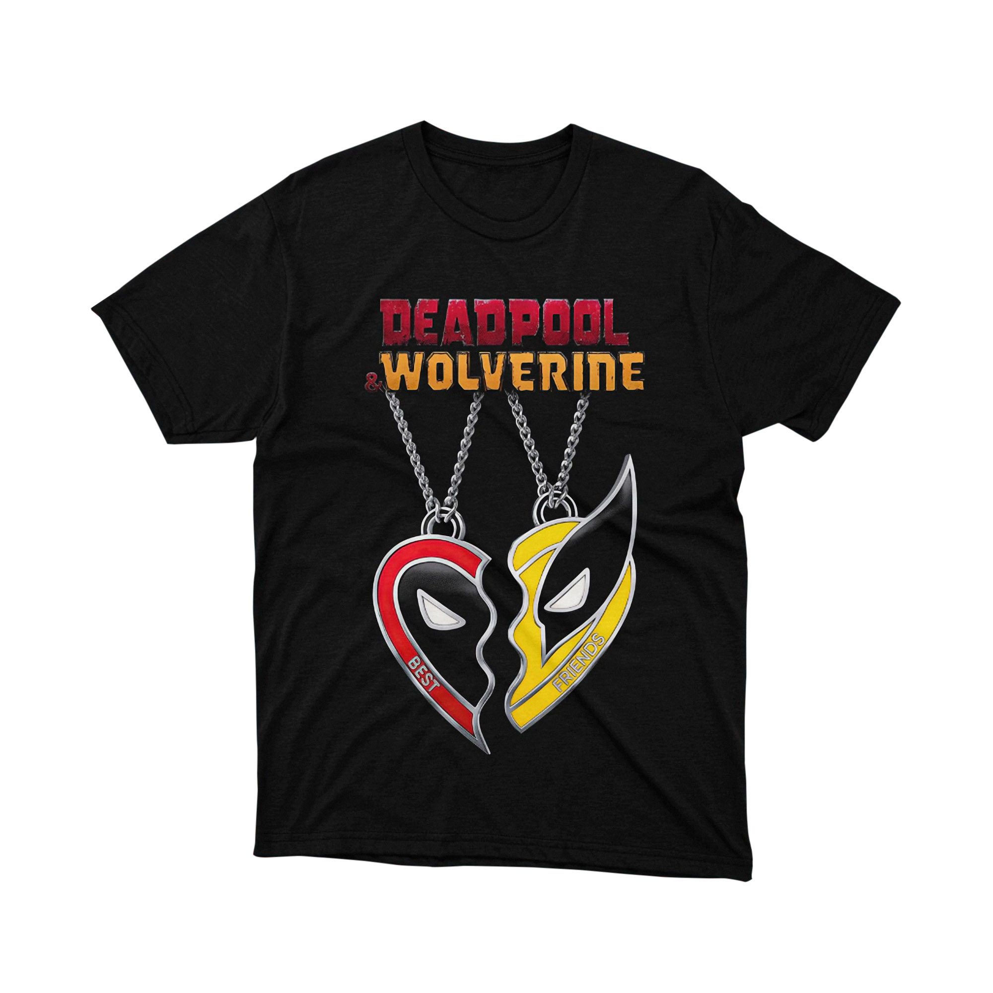 Deadpool Duo Comic Art Parody T Shirt Marvel Wolverine Heroes Unisex