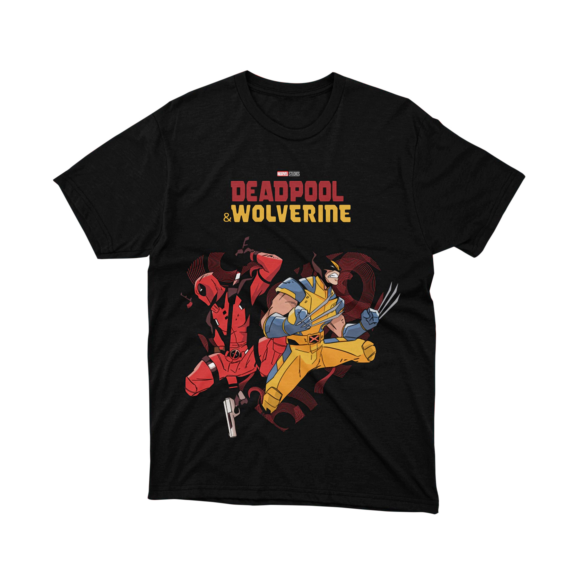 Deadpool Wolverine Comic Duo Parody T Shirt Marvel Mutant Best Friends Unisex