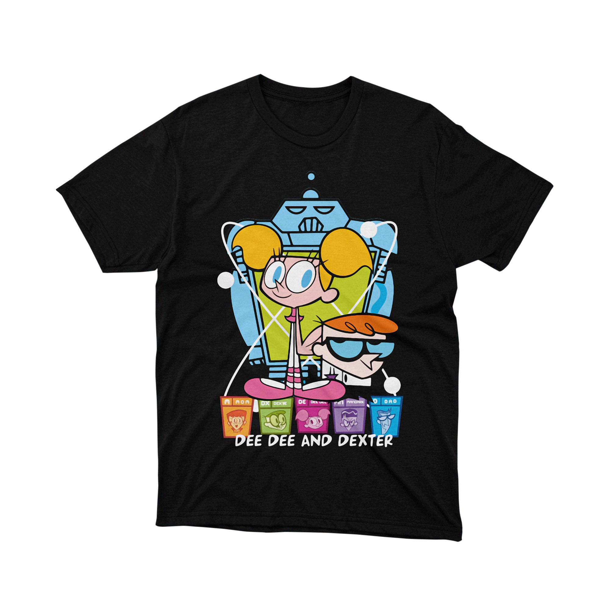 Dexters Laboratory Dee Dee Dexter Retro T Shirt