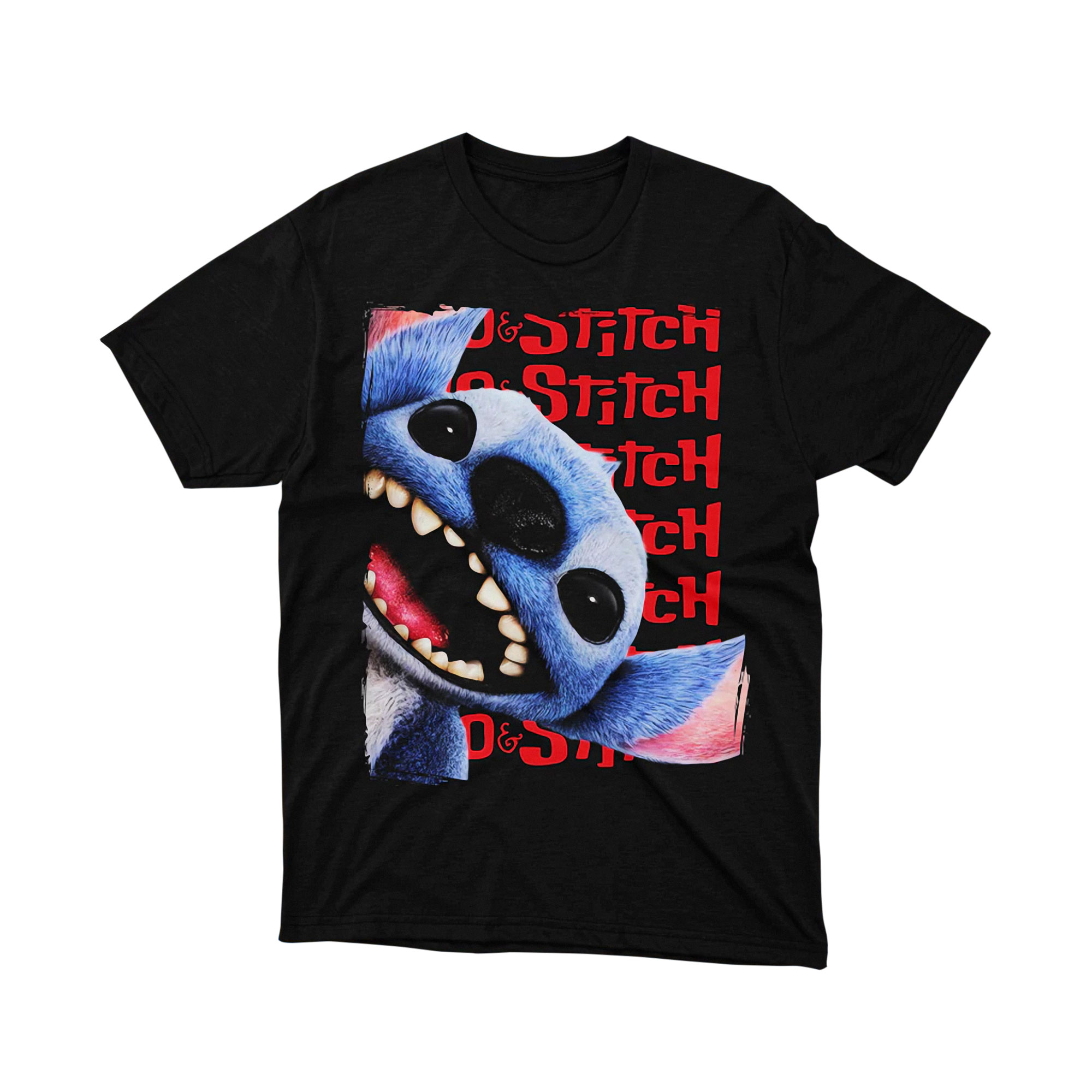 Disney Lilo and Stitch Close Up Face Expression T Shirt