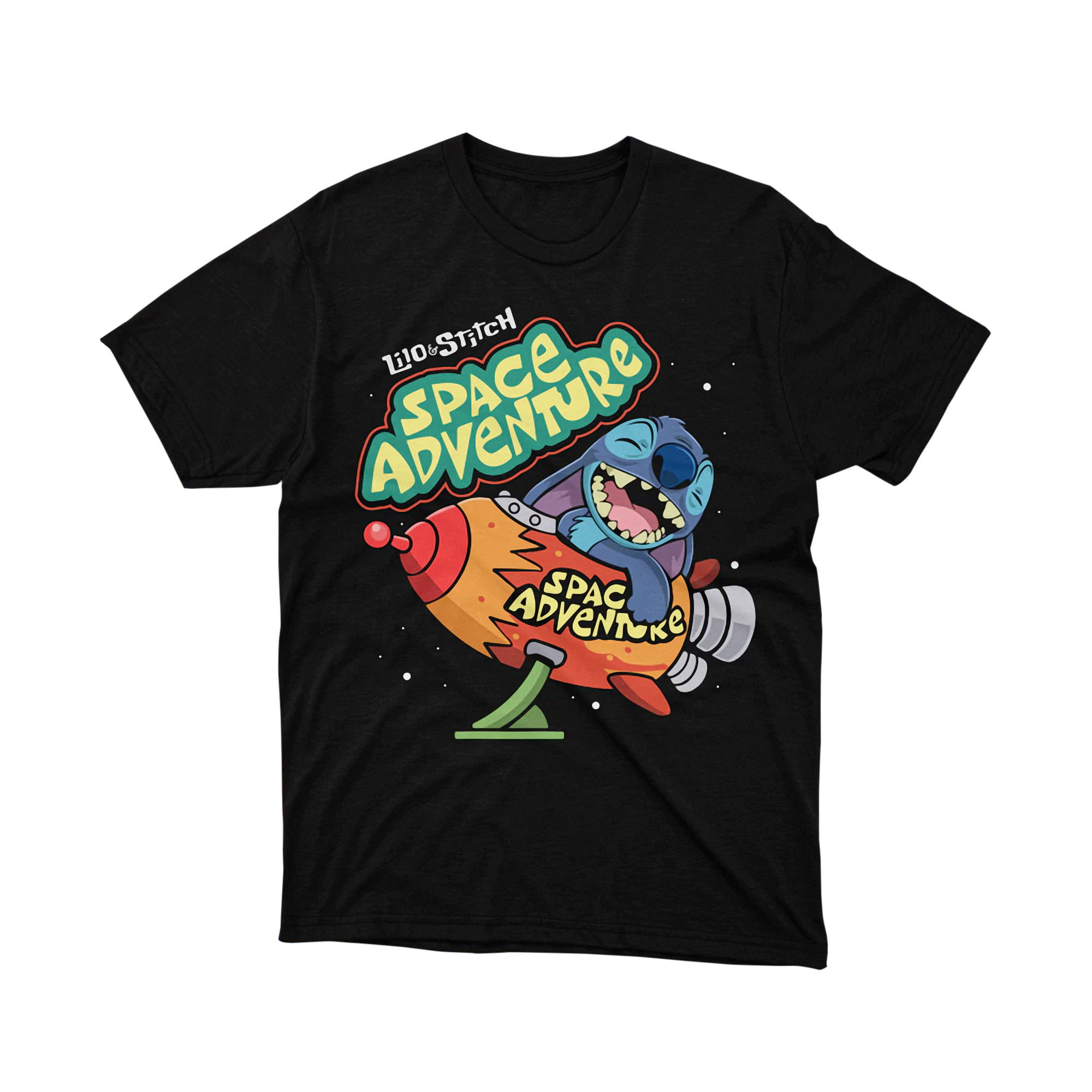 Disney Lilo and Stitch Space Adventure Rocket T Shirt