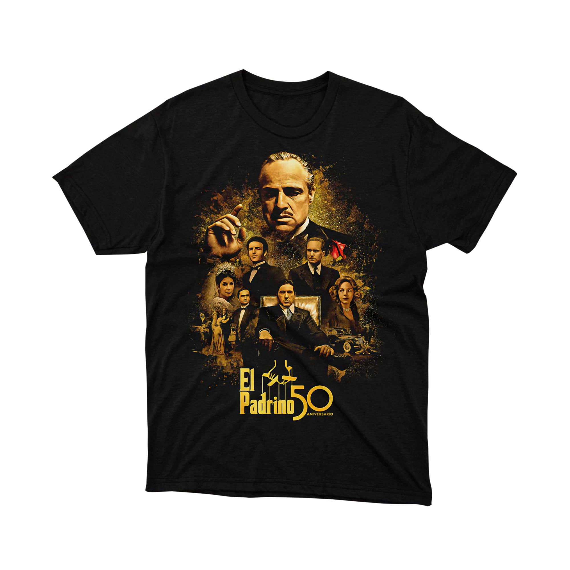 El Padrino 50th Anniversary Gold Cast Photo Tee Shirt