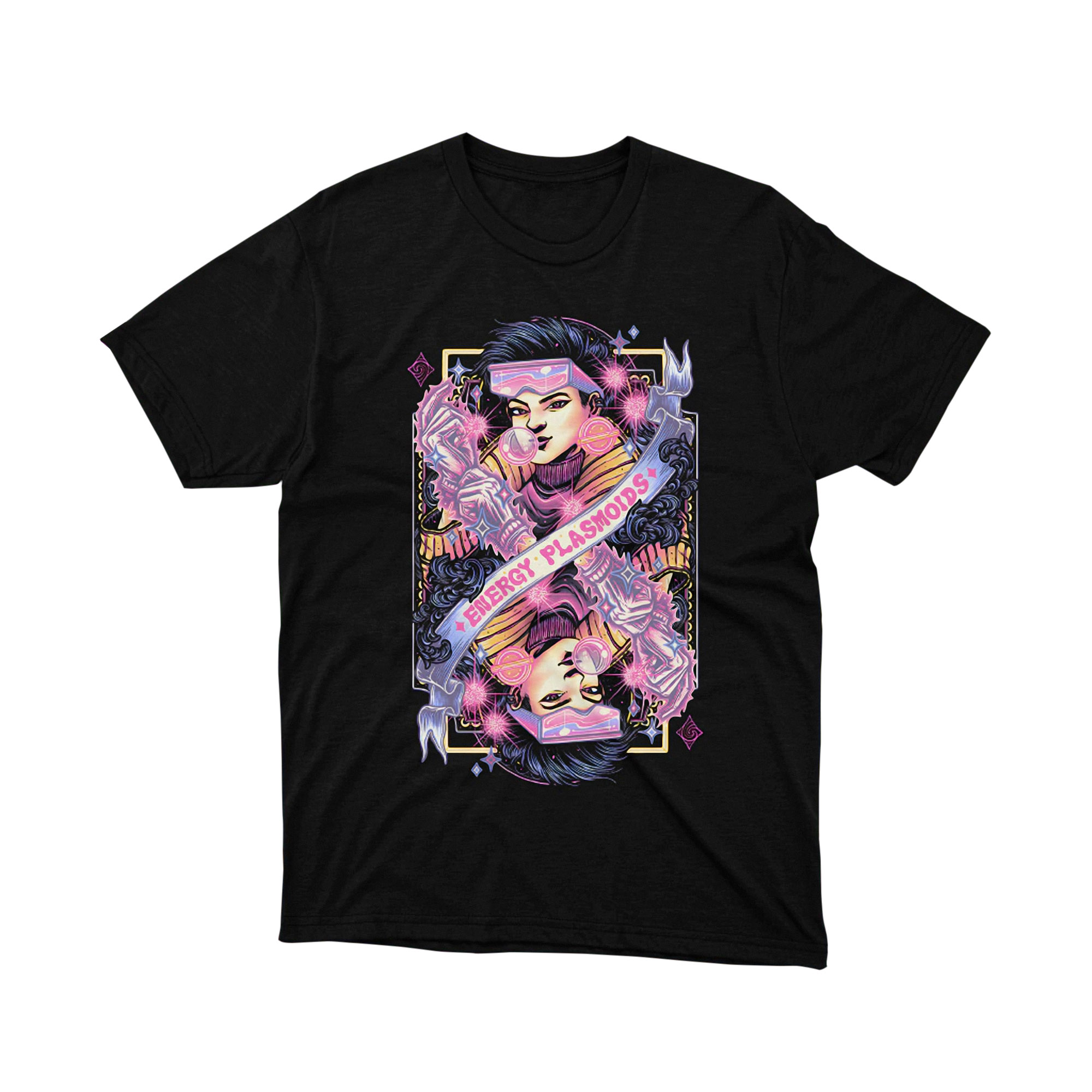 Gambit Card Energy Parody T Shirt X Men Comic Art Unisex