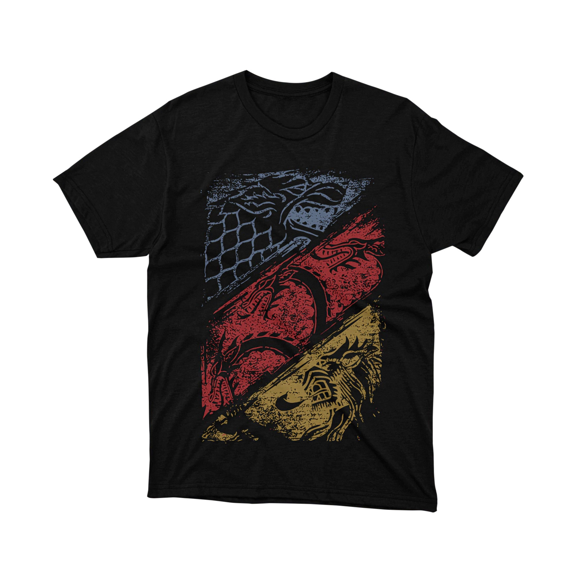 Game of Thrones House Stark Targaryen Lannister Crest T Shirt