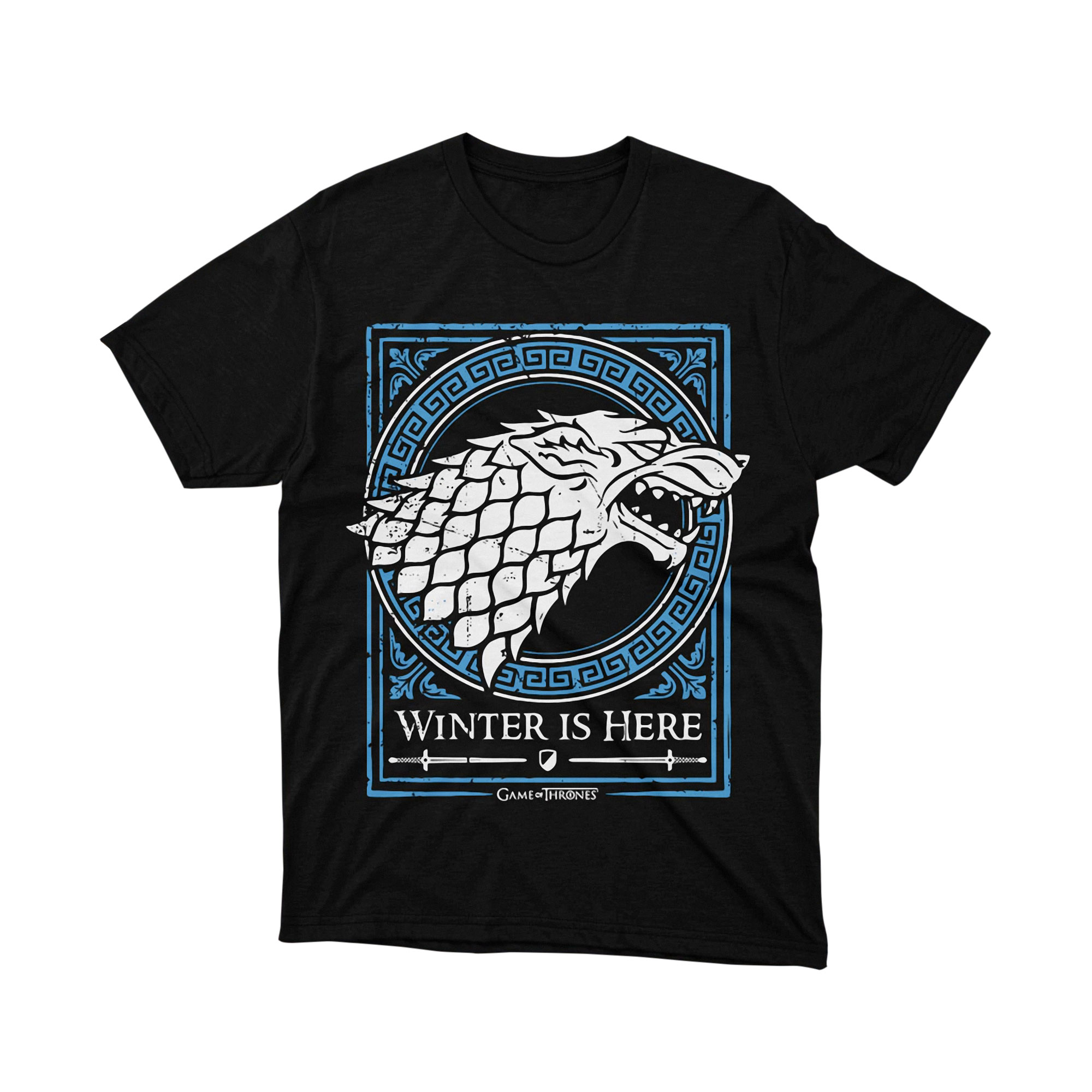 Game of Thrones House Stark Winter Is Here Direwolf T Shirt