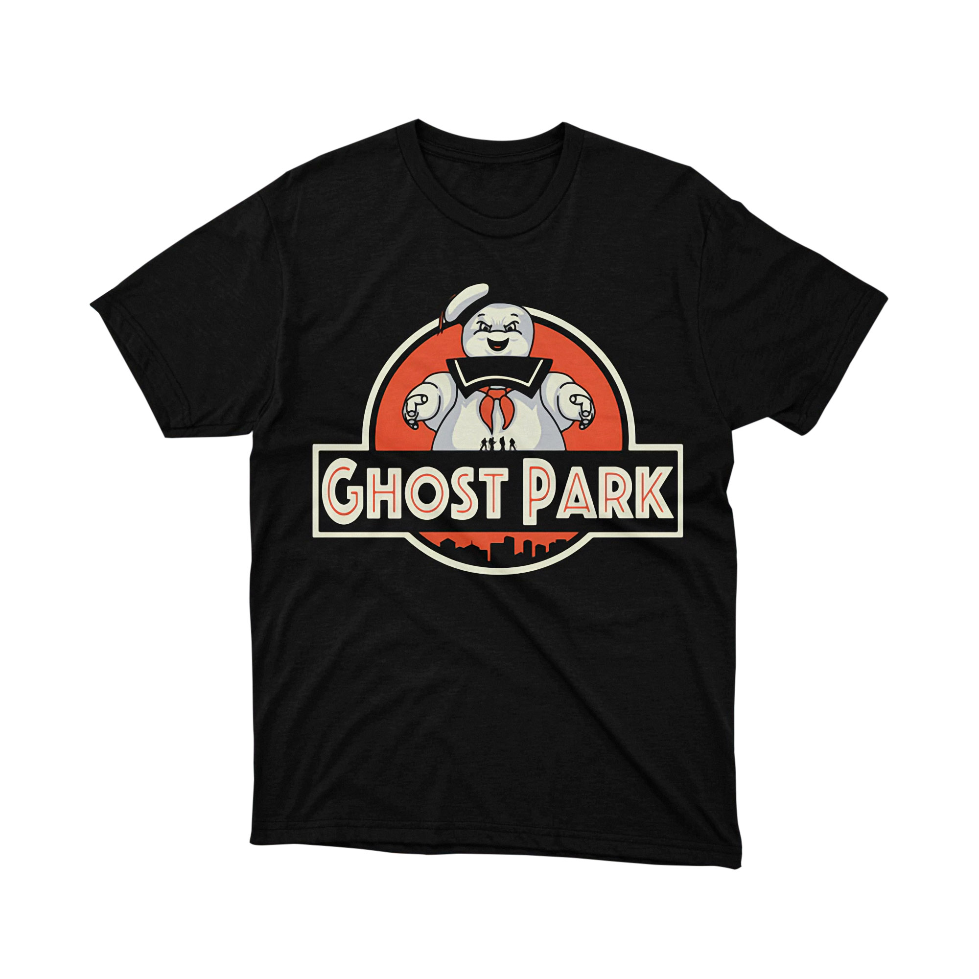 Ghostbusters Ghost Park Stay Puft Parody T Shirt