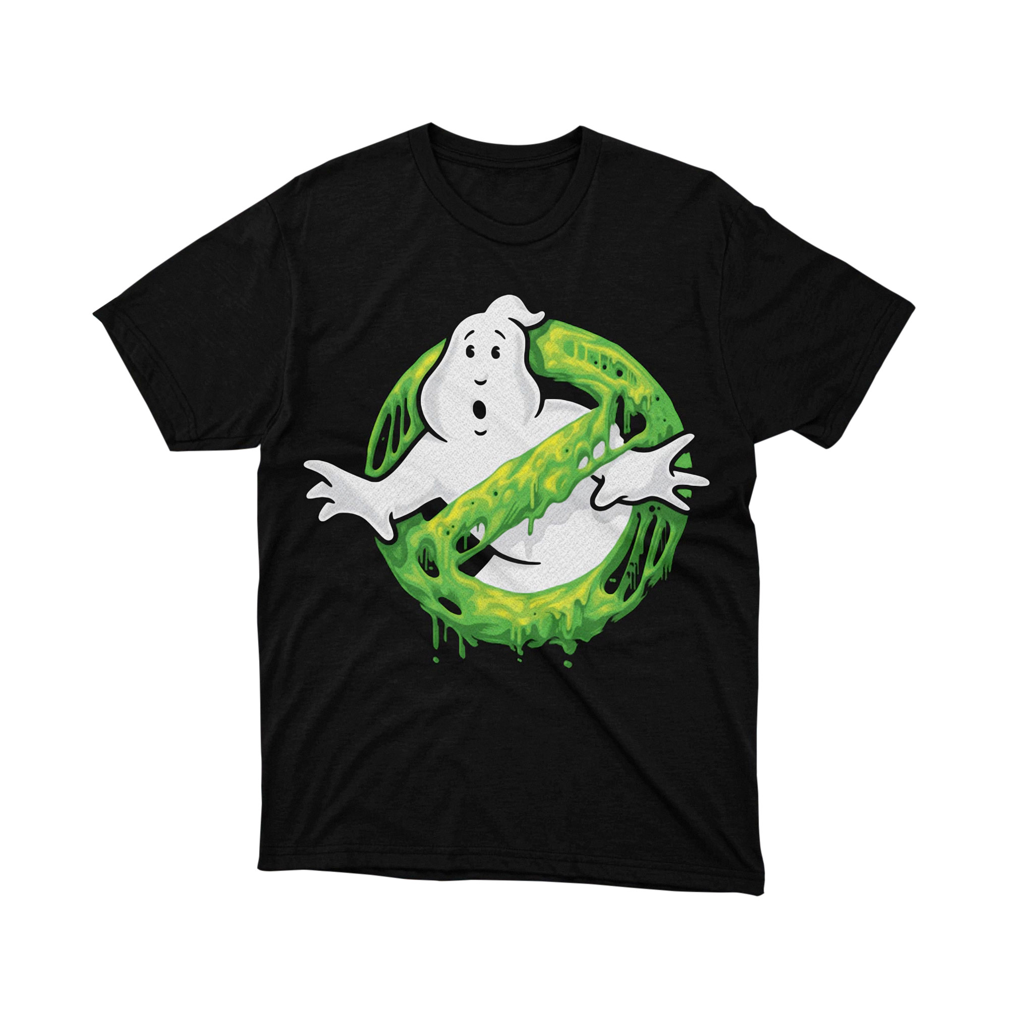 Ghostbusters Ghostbusters Logo Slimer Slime T Shirt