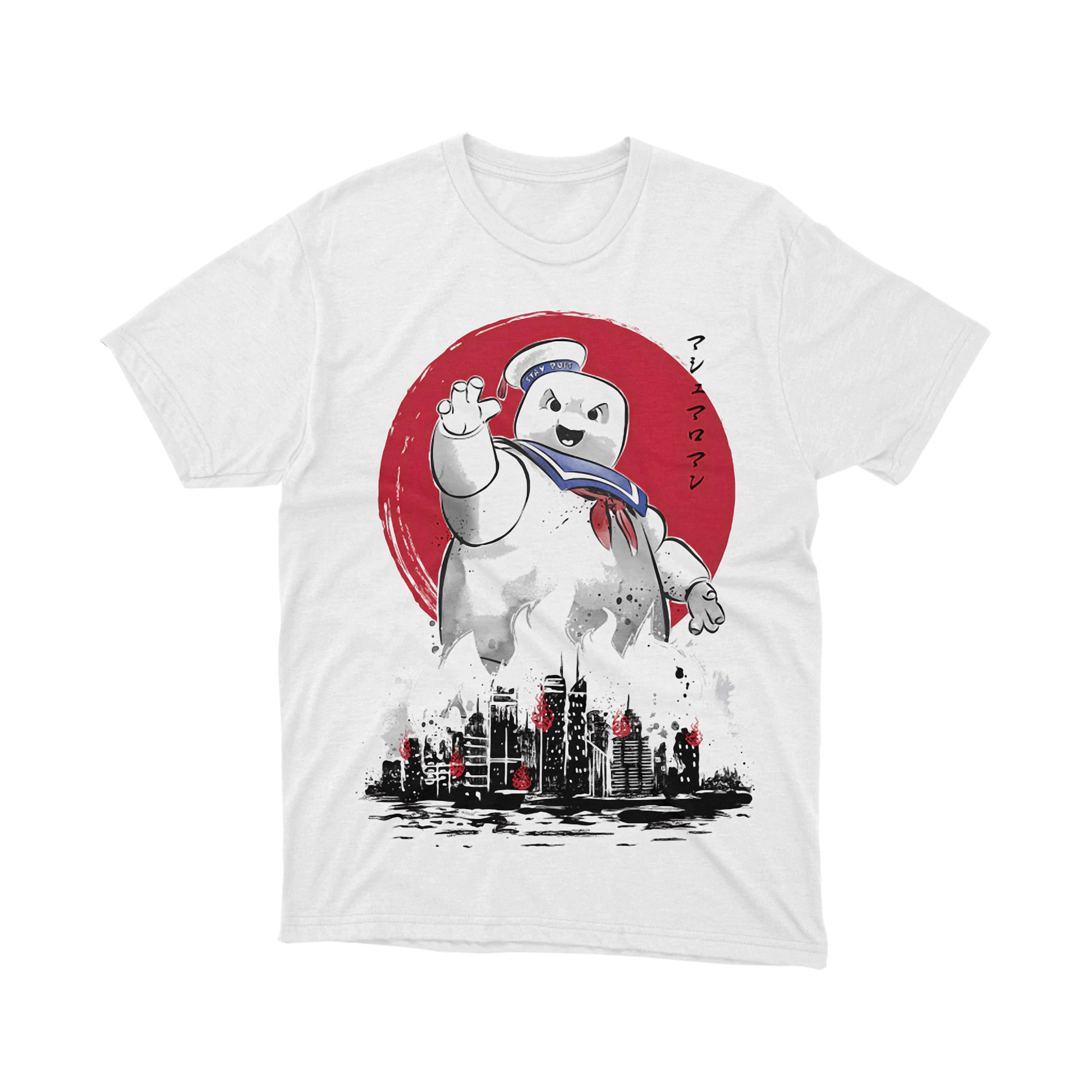 Ghostbusters Stay Puft Marshmallow Tokyo Destroyer Tee Shirt